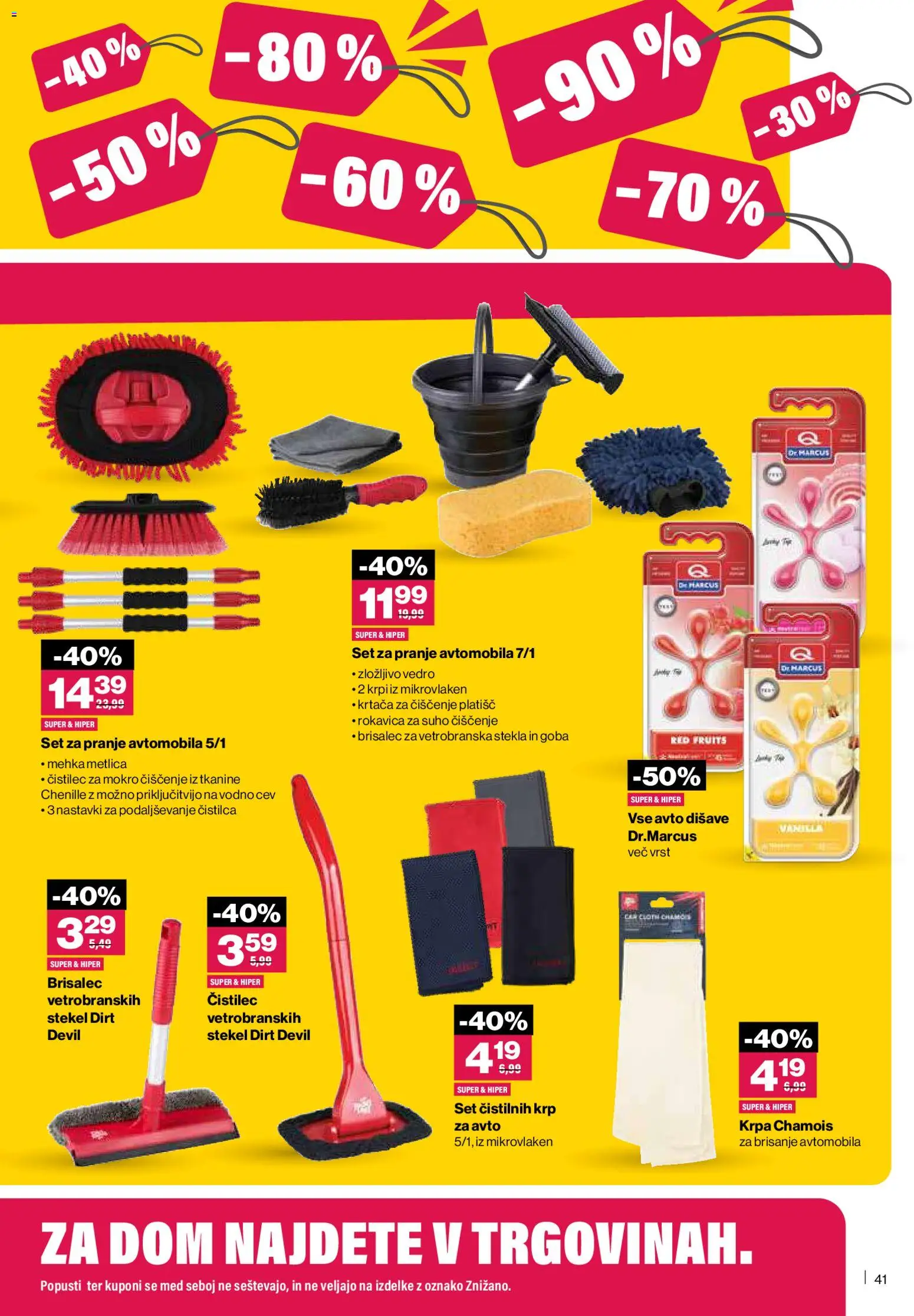 Novi Mercator katalog ponudbe – veljaven od 23.10.2025 | Stran: 41 | Izdelki: Krtaca, Goba, Vedro