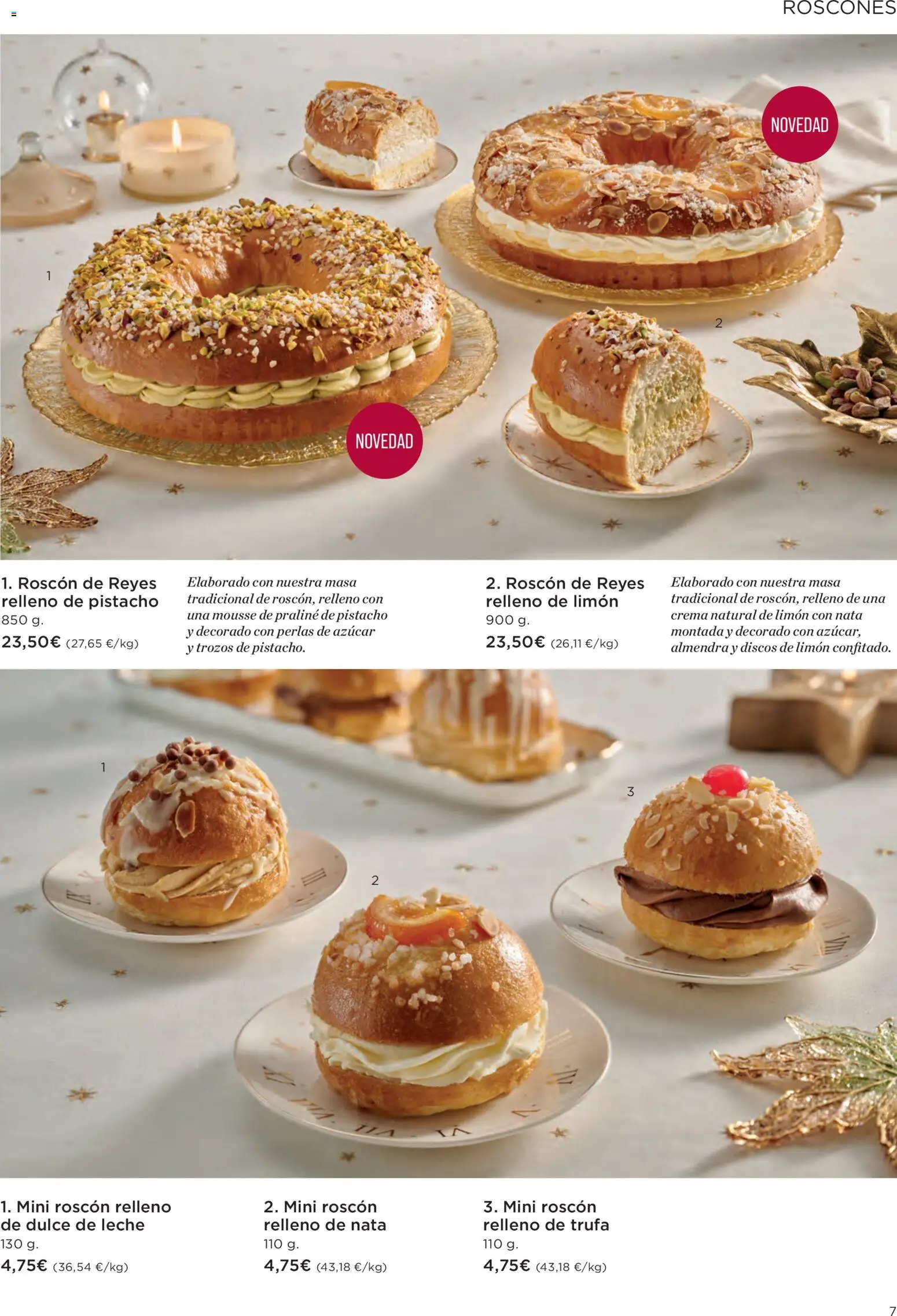 Supercor - Especial Pastelería Navidad │ válido desde el 05.12.2025 | Página: 7 | Productos: Mousse, Leche, Crema