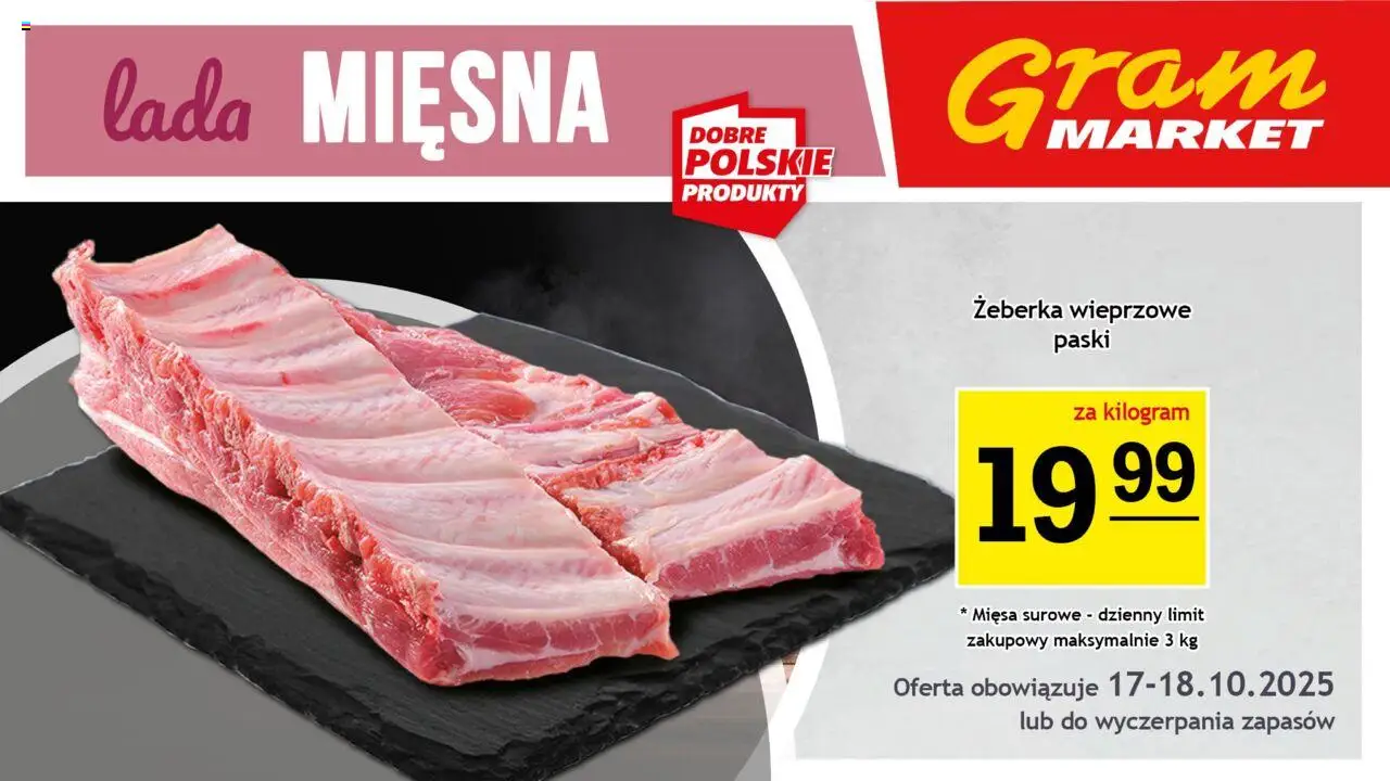 Gram Market Gazetka - Lada Mięsna od 15.10.2025 | Strona: 1