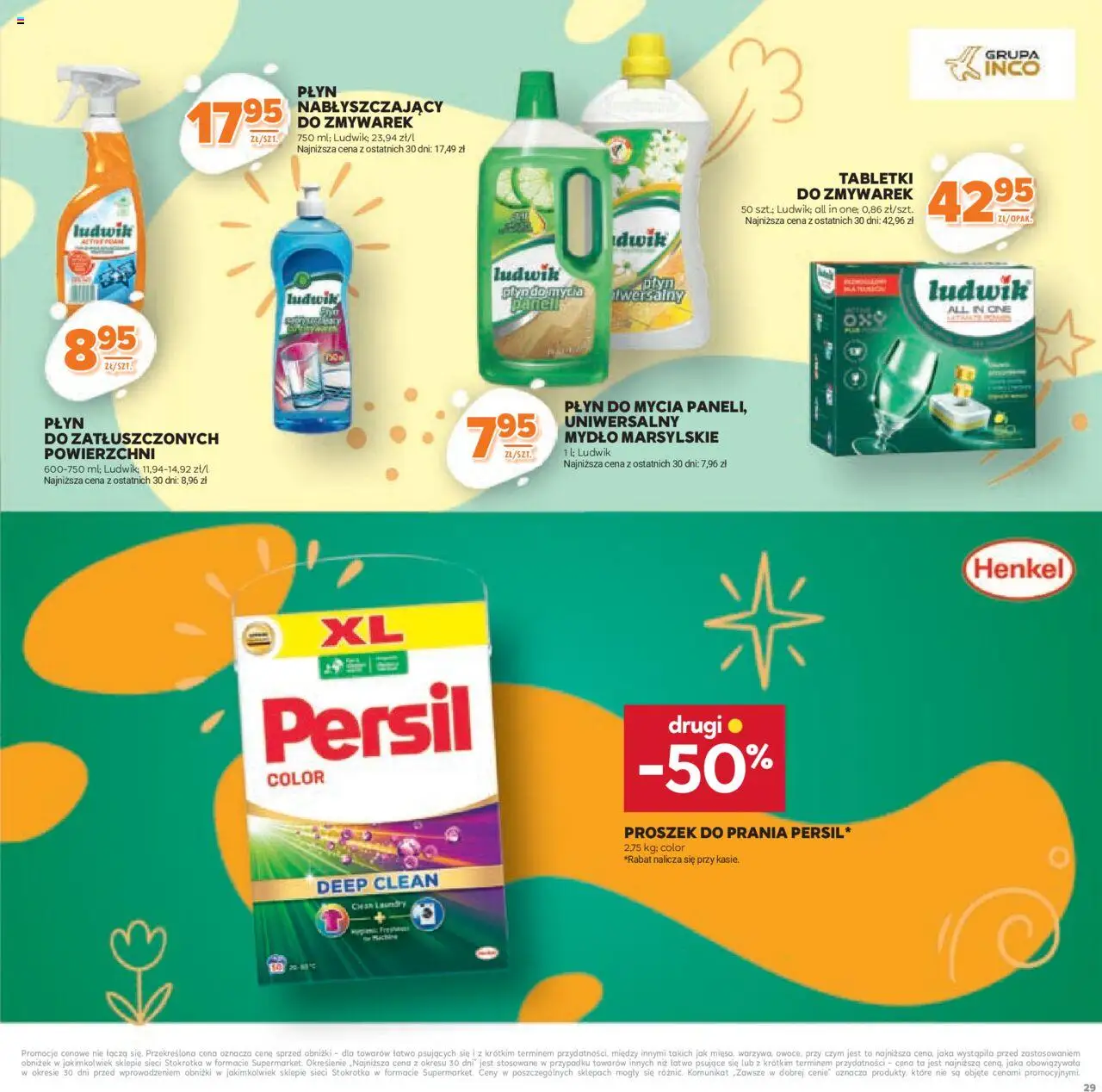 Stokrotka Gazetka - Katalog Kulinarny od 12.06.2025 | Strona: 29 | Produkty: Stokrotka, Mydło, Proszek do prania, Detergent