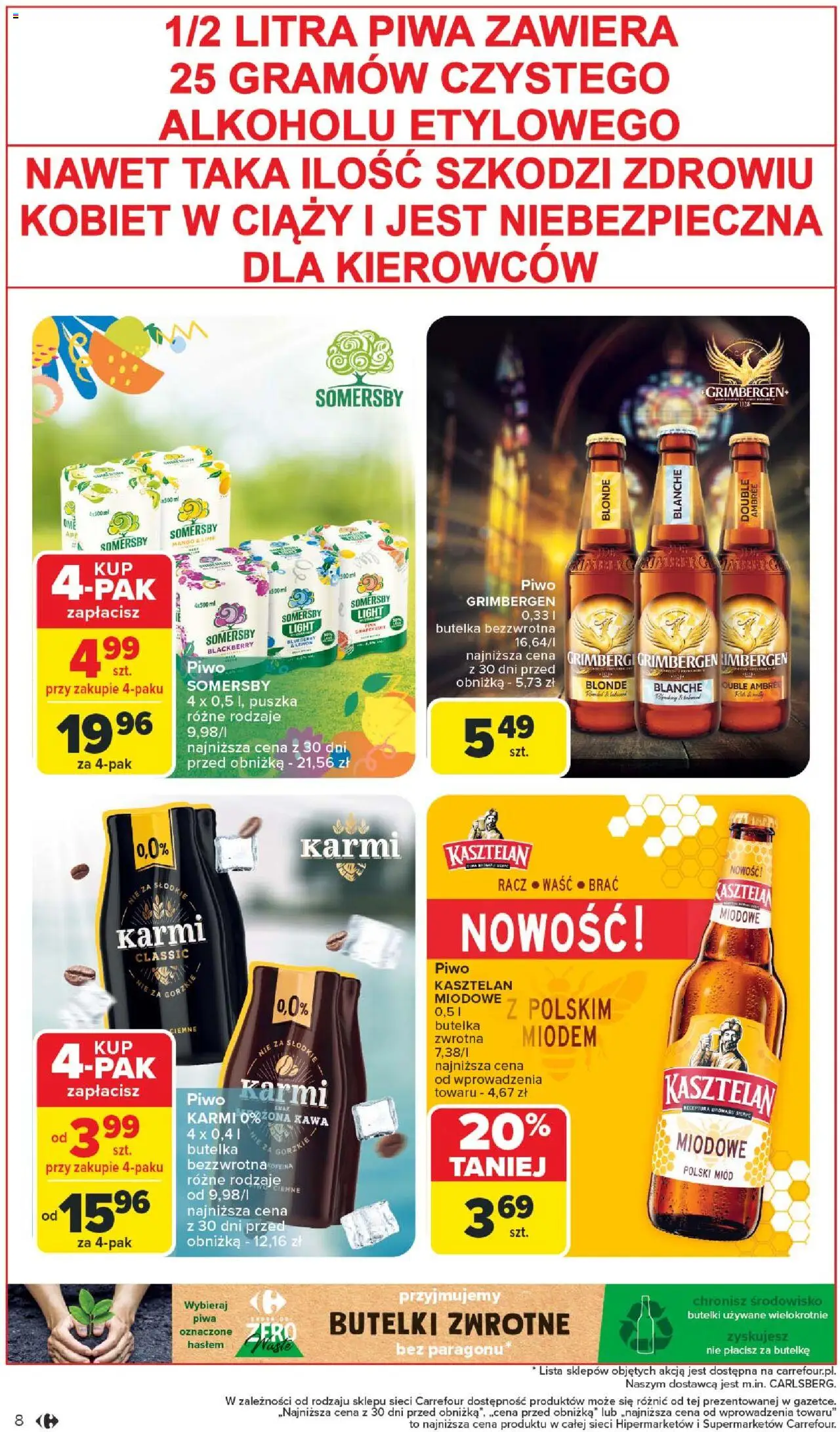 Carrefour Gazetka od 11.08.2025 | Strona: 10 | Produkty: Mango, Miód, Kawa, Somersby