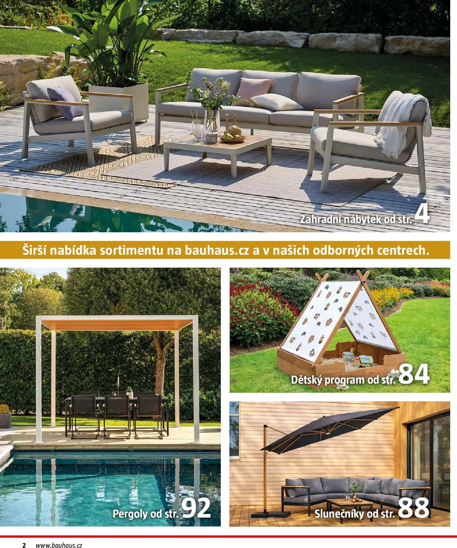 Bauhaus katalog Záhradní nábytek od 08.04.2026 | Strana: 2 | Produkty: Nábytek, Zahradní nábytek