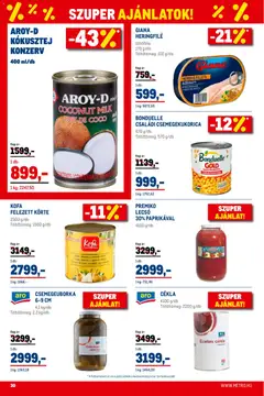 Metro - Élelmiszer és Szezonális katalógus 2026/02 - amely érvényes a következő dátumtól: 01.02.2026 | Oldal: 30