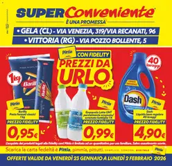 Anteprima del volantino SuperConveniente Gela/Vittoria catalogo valido a partire dal 23.01.2026