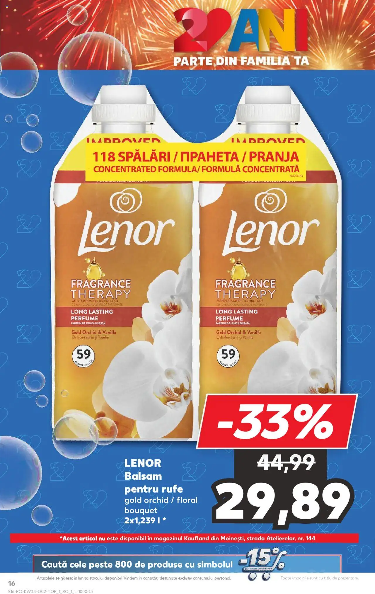 Kaufland RO akciós ujság - amely érvényes a következő dátumtól: 13.08.2025 | Oldal: 16 | Termékek: Parfüm