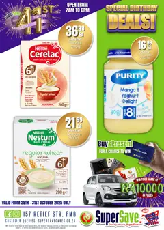 Super Save specials catalogue – valid from 25.10.2025 | Page: 38 | Products: Yoghurt, Preservative, Water, Mango
