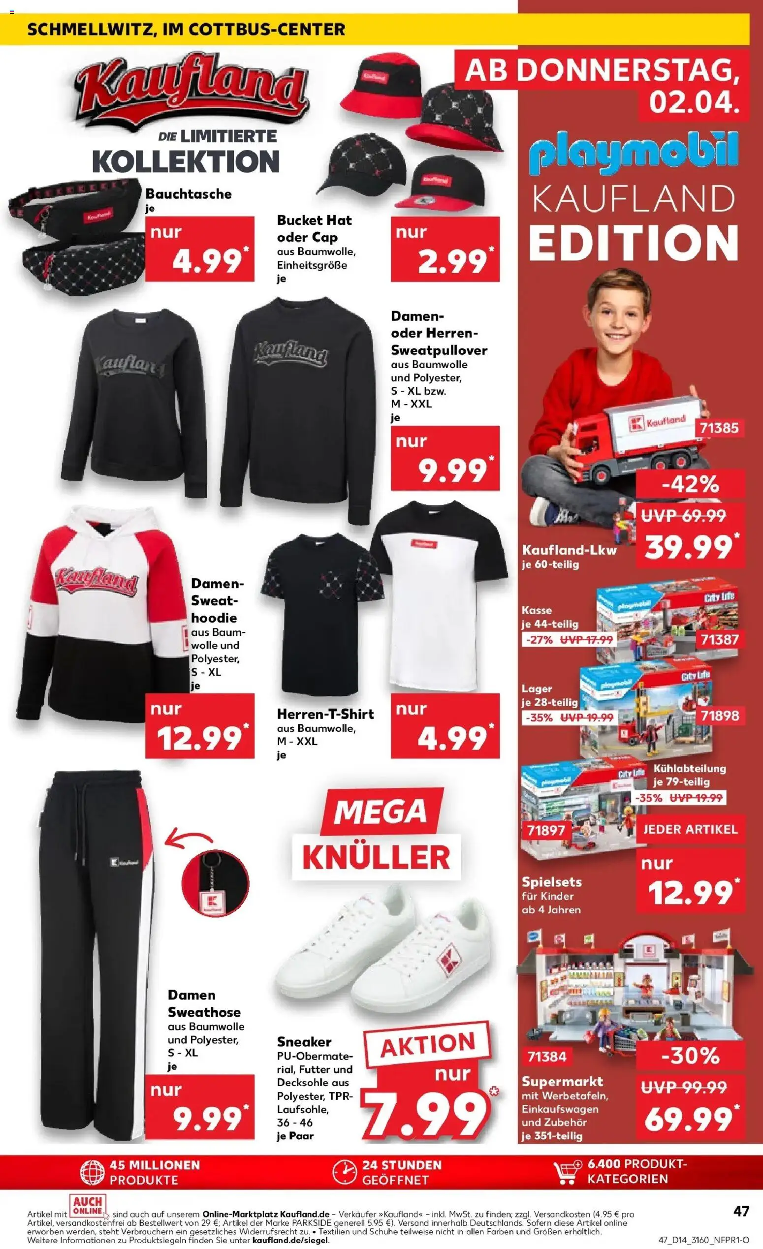 Kaufland Prospekt Cottbus	 – gültig ab 30.03.2026 | Seite: 61 | Produkte: Sweathose, T-Shirt, Hoodie