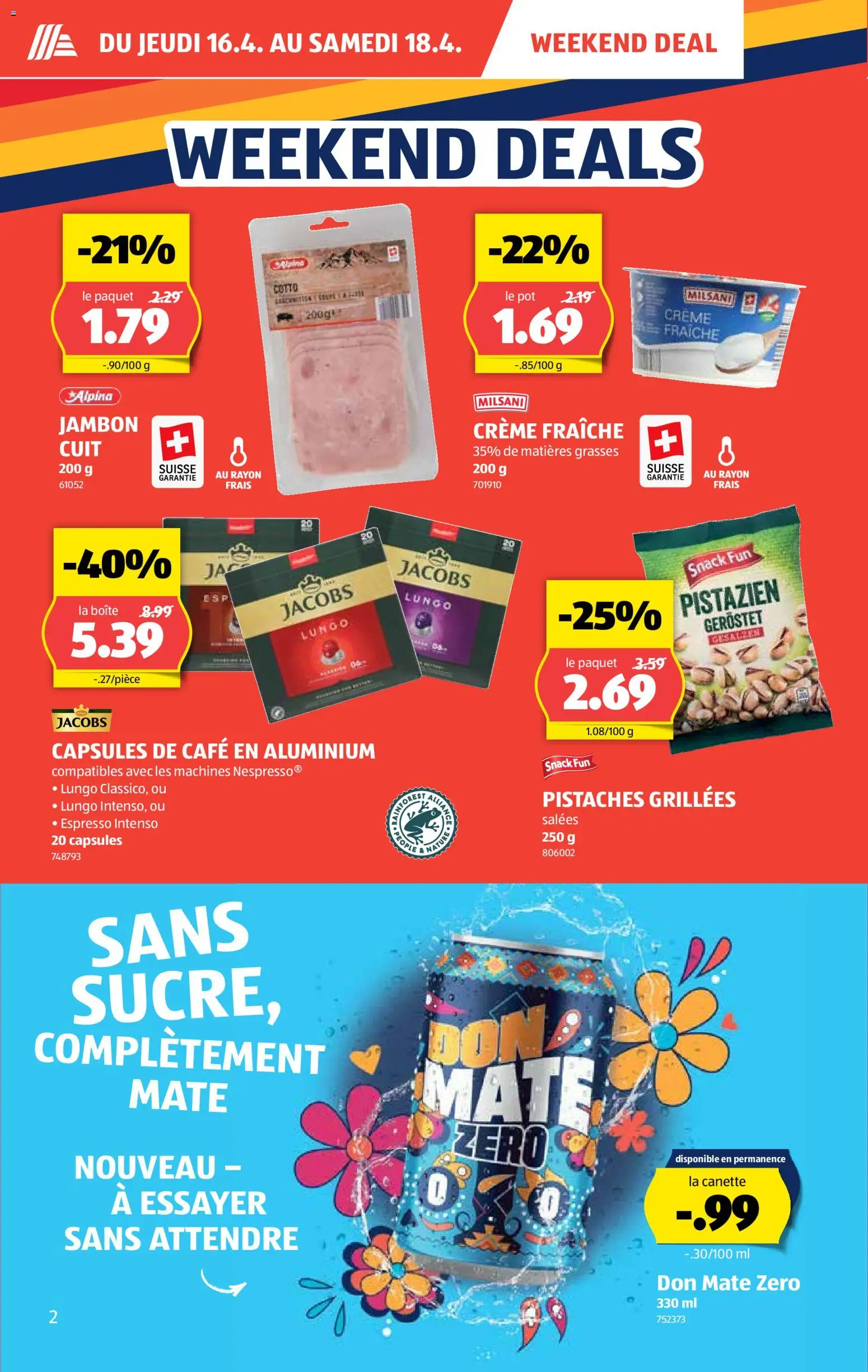 Aldi aktionen FR – gültig ab 16.04.2026 | Seite: 3 | Produkte: Creme