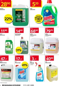 Prodega Aktionen Reinigung ab 17.11.2025 gültig | Seite: 4 | Produkte: Geschirrspülmittel