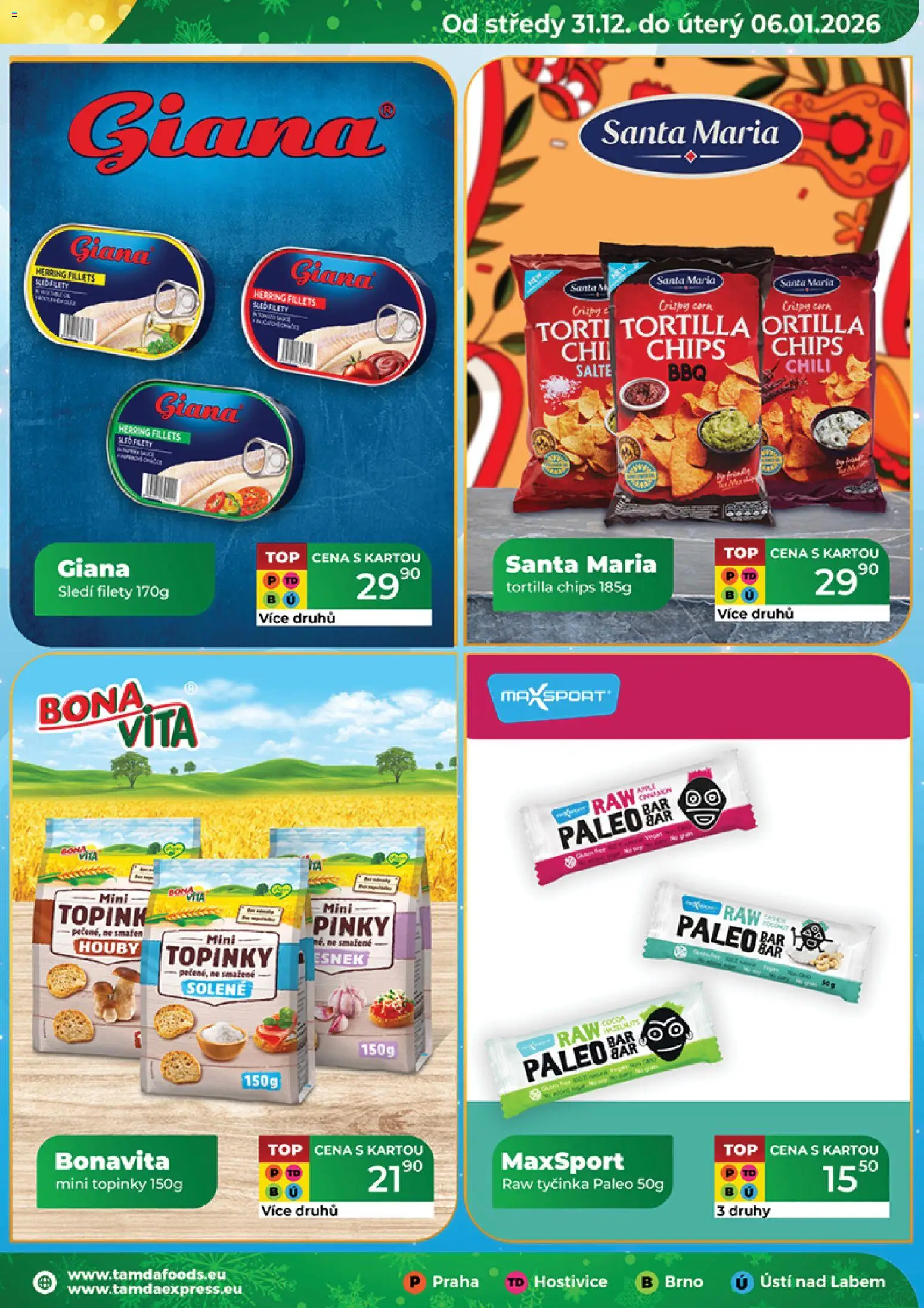 Tamda Foods leták od 31.12.2025 | Strana: 13 | Produkty: Tortilla chips, Raw tyčinka, Tortilla