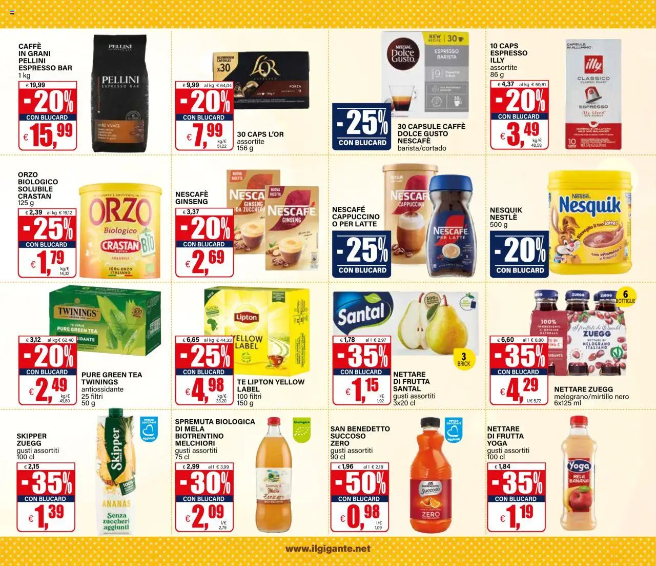 Volantino Il Gigante del 13.10.2025 | Pagina: 15 | Prodotti: Caffè, Tè, Latte, Ananas