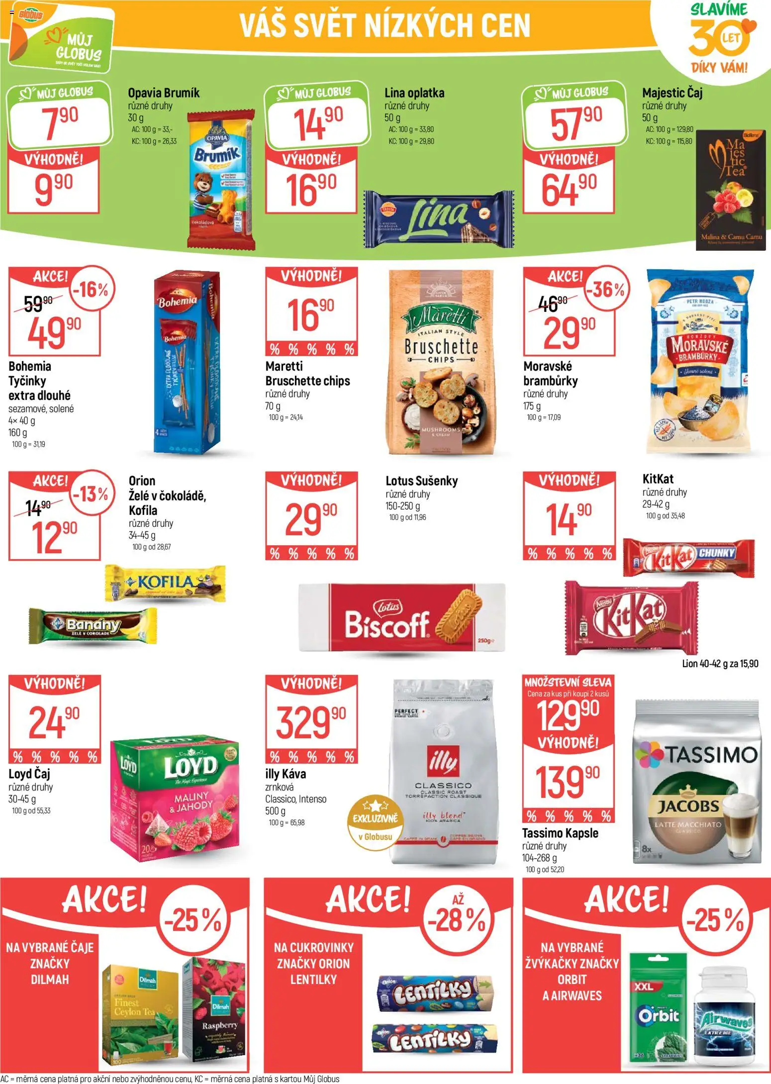 Globus leták - Liberec od 22.04.2026 | Strana: 25 | Produkty: Tassimo kapsle, Tyčinky, Jacobs, Kofila