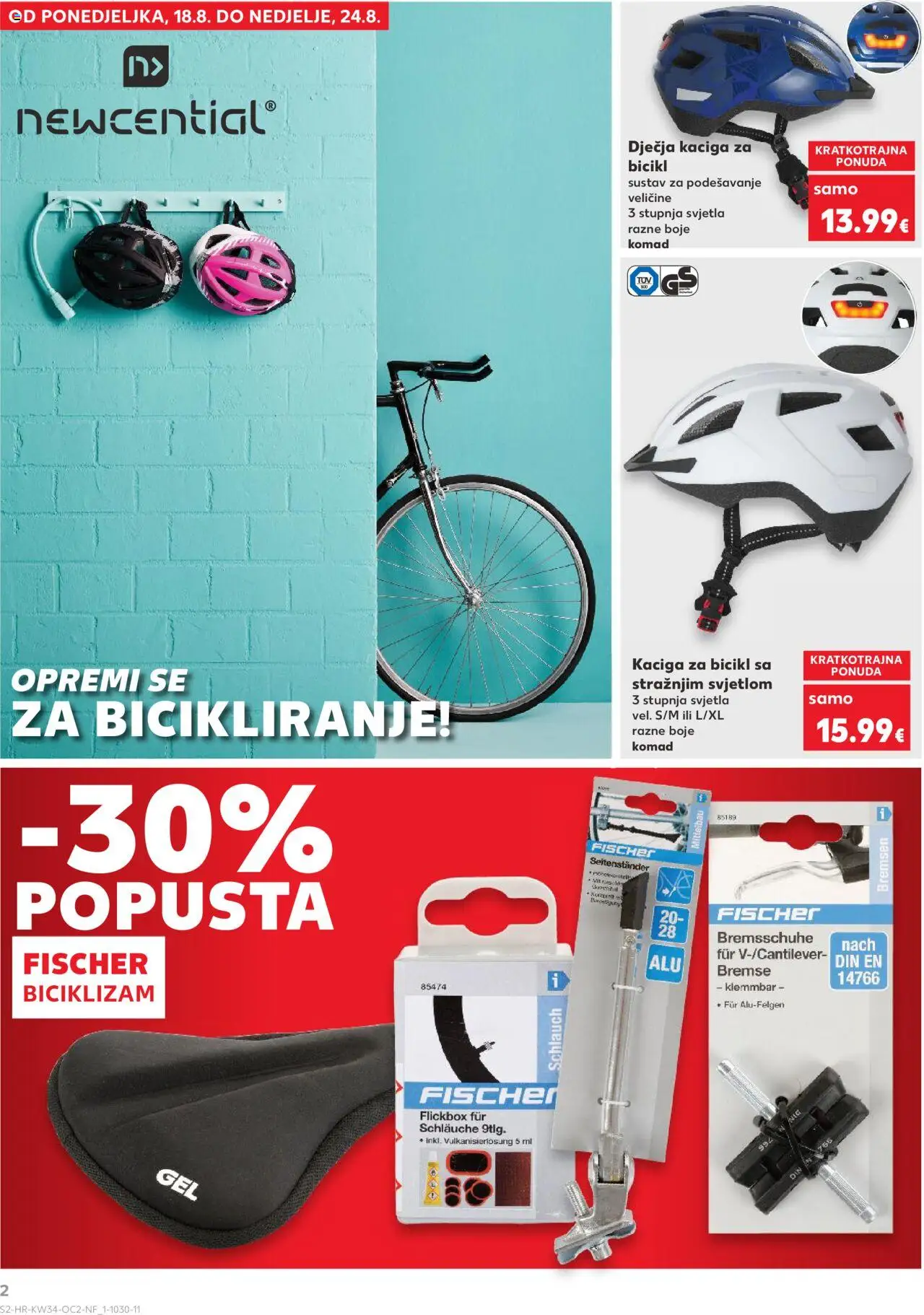 Kaufland katalog | vrijedi od 20.08.2025 | Stranica: 2 | Proizvodi: Bicikl, Kaciga