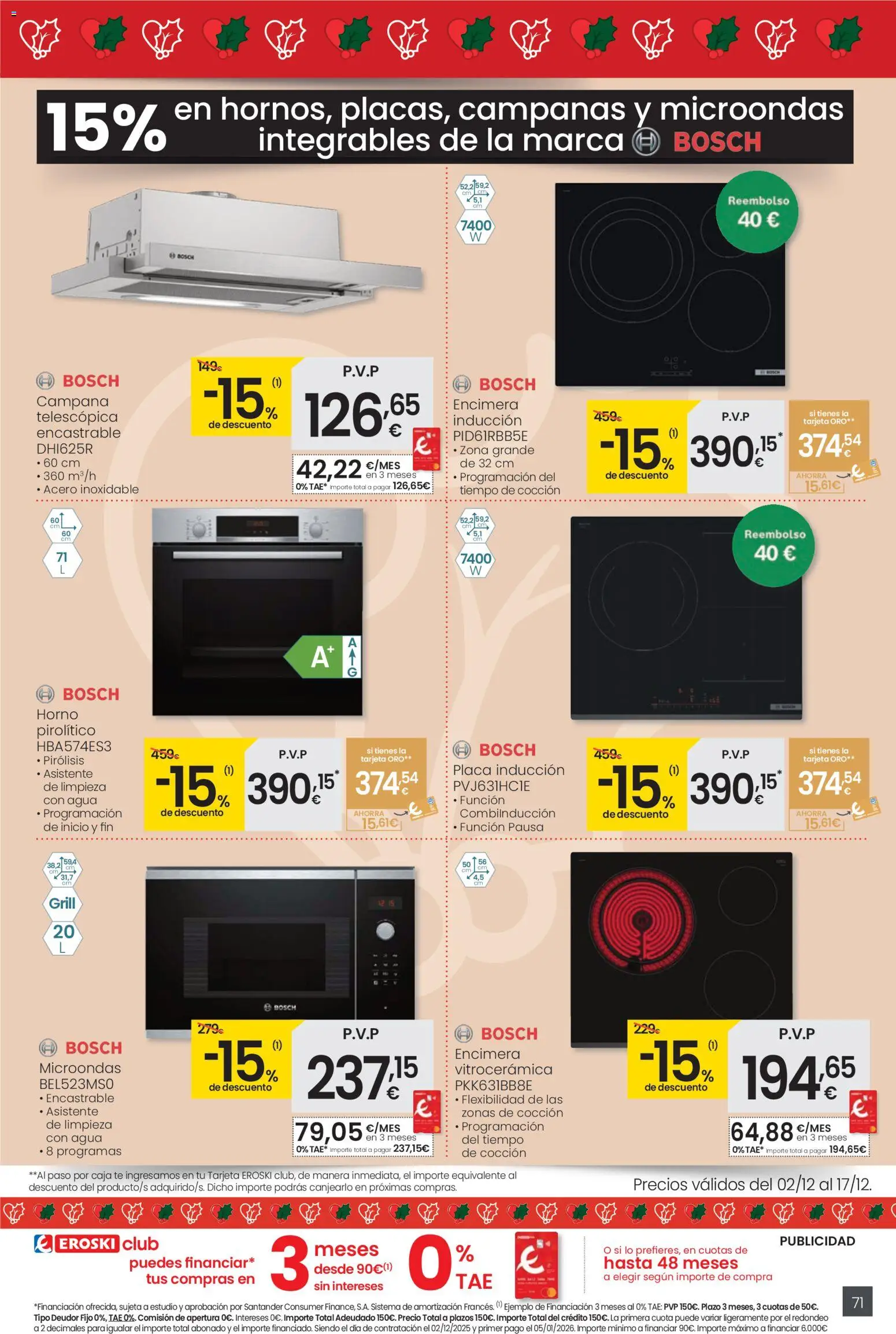 Eroski - Ofertón Navidad  │ válido desde el 27.11.2025 | Página: 71 | Productos: Té, Horno, Caja