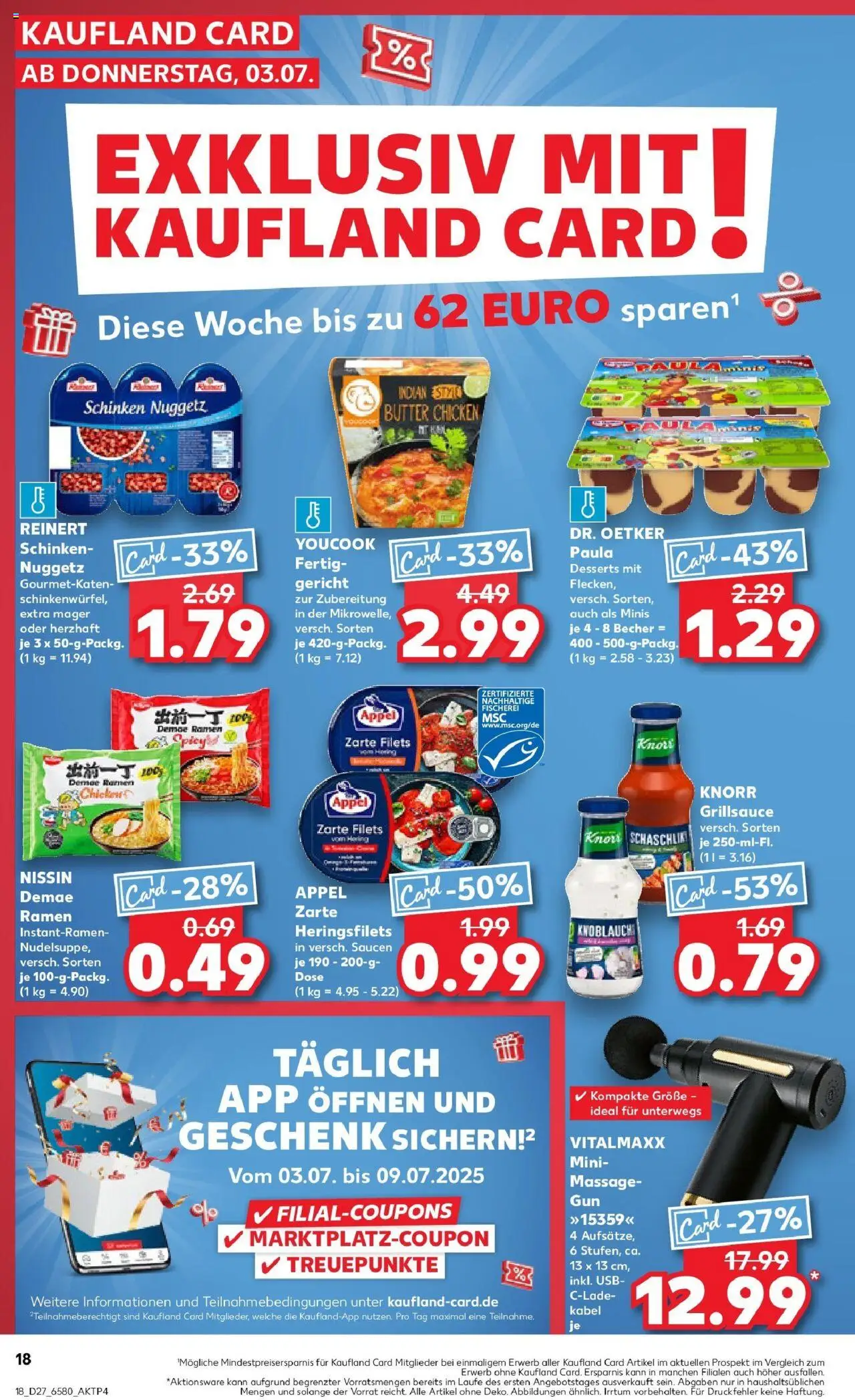 Kaufland prospekt Gütersloh	 - gültig ab dem 03.07.2025 | Seite: 18 | Produkte: Mikrowelle, Youcook, Butter, Knorr