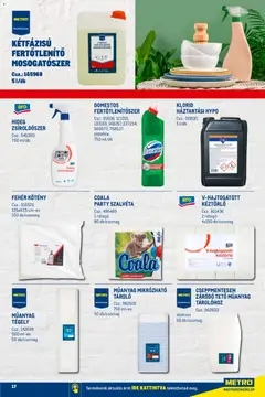 Metro - Kantin megoldások katalógus - amely érvényes a következő dátumtól: 02.01.2026 | Oldal: 17 | Termékek: Mosogatószer