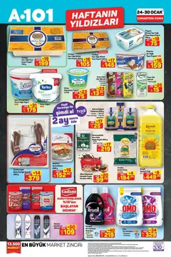 24.01.2026 tarihinden itibaren geçerli olan A101 kataloğu önizlemesi