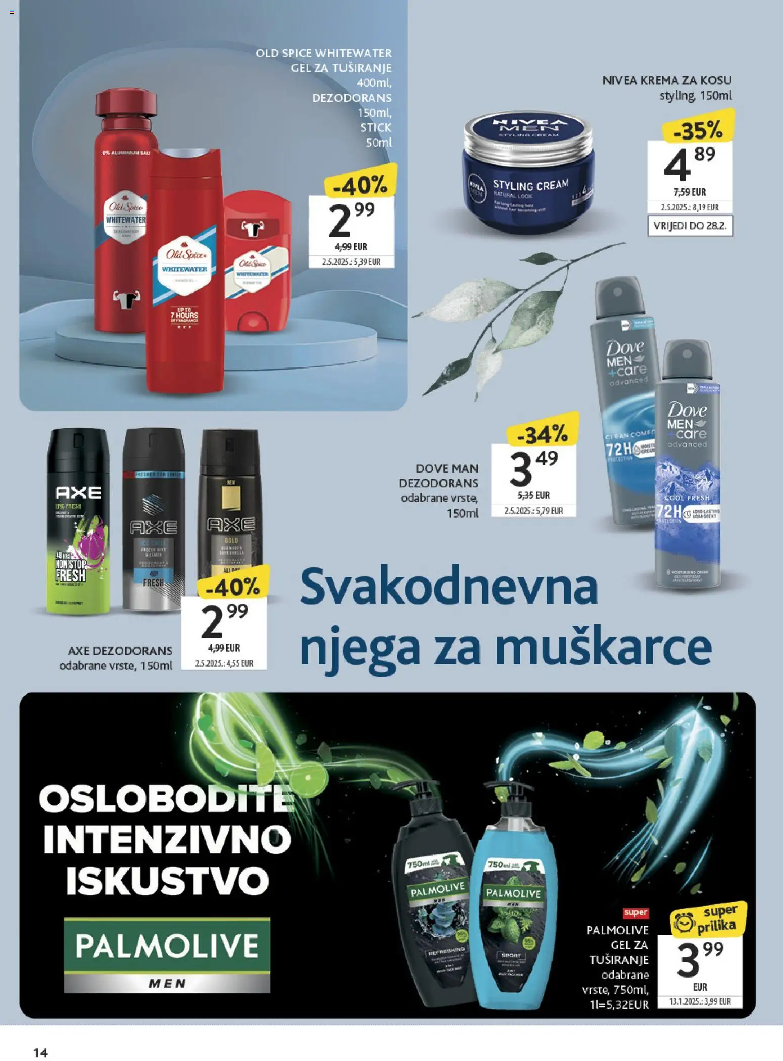 Konzum HR akciós ujság - amely érvényes a következő dátumtól: 03.02.2026 | Oldal: 14 | Termékek: Old spice