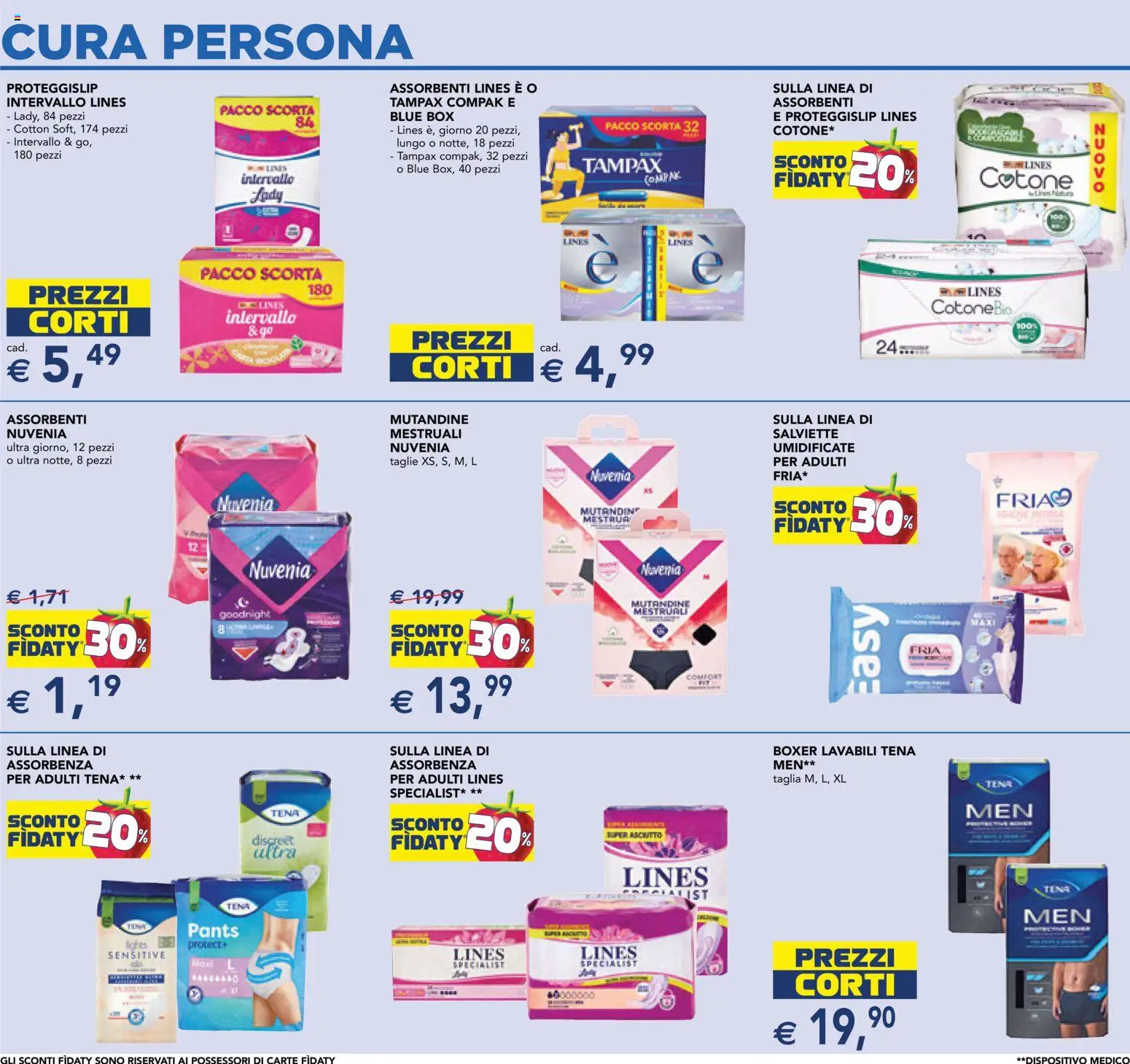 Volantino Esselunga S del 29.01.2026 | Pagina: 16 | Prodotti: Mutandine, Boxer