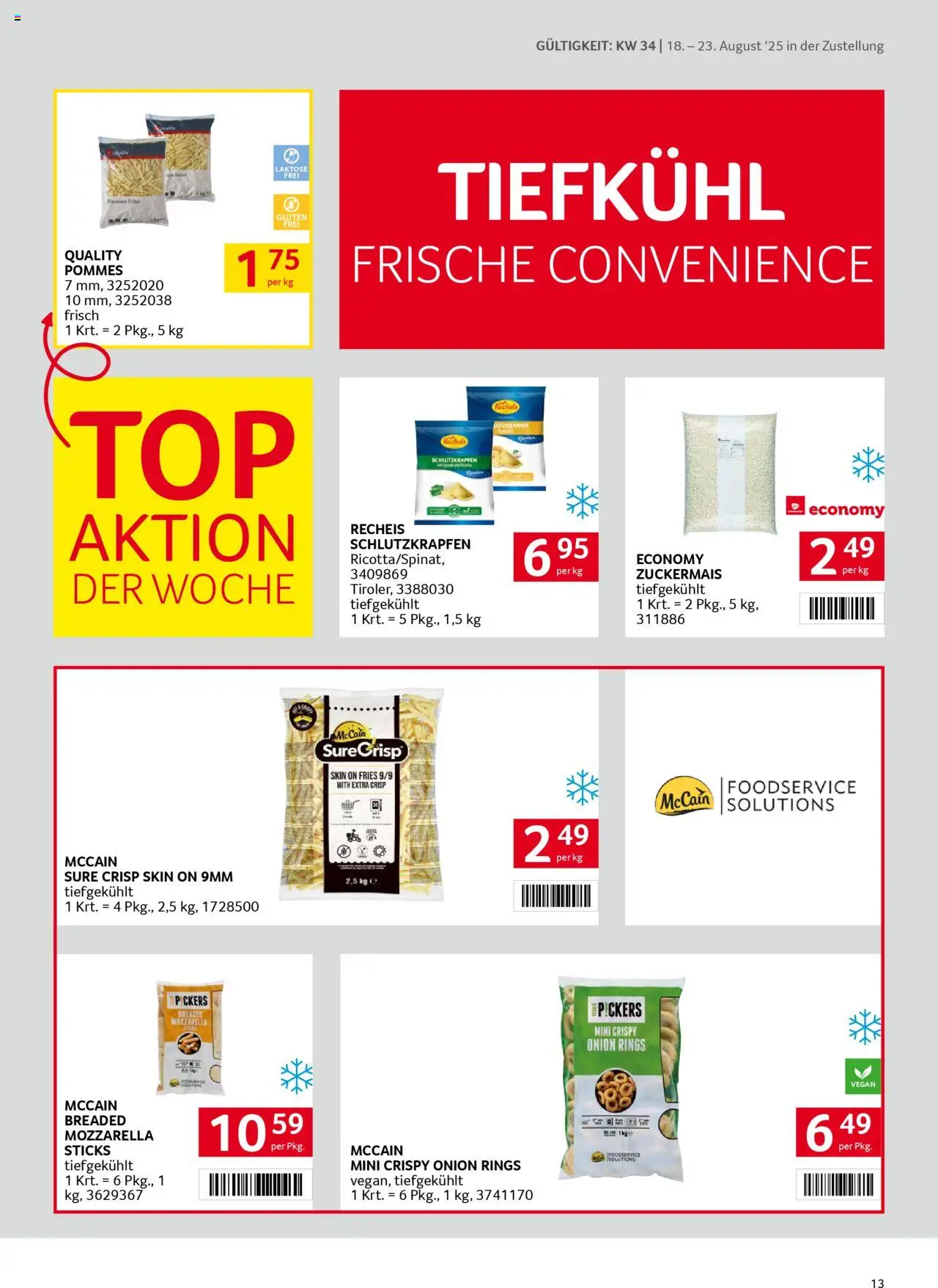 Transgourmet Zustellaktion gültig ab 17.08.2025 | Seite: 13