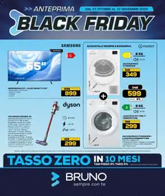 Anteprima del volantino BRUNO - Black Friday valido a partire dal 31.10.2025 | Pagina: 2 | Prodotti: Spazzola, smart TV, Asciugatrice, Dyson