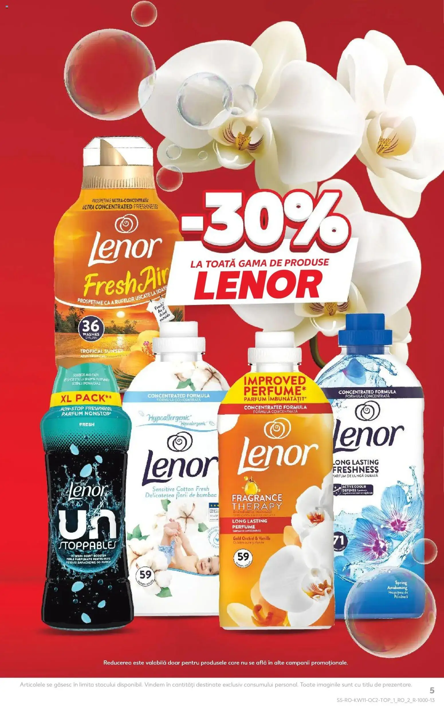 Noul catalog Kaufland – valabil de la 11.03.2026 | Pagină: 5 | Produse: Orhidee, Akrilik boya, Parfum