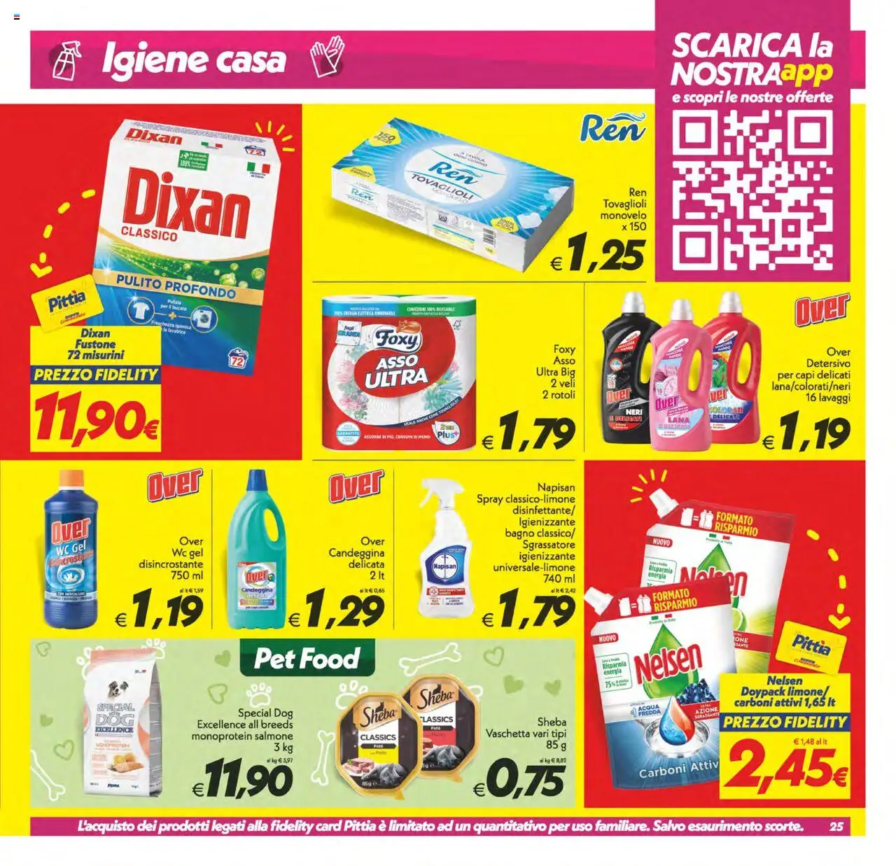 Volantino SuperConveniente del 03.10.2025 | Pagina: 25 | Prodotti: Candeggina, Sgrassatore, Acqua, Lavatrice
