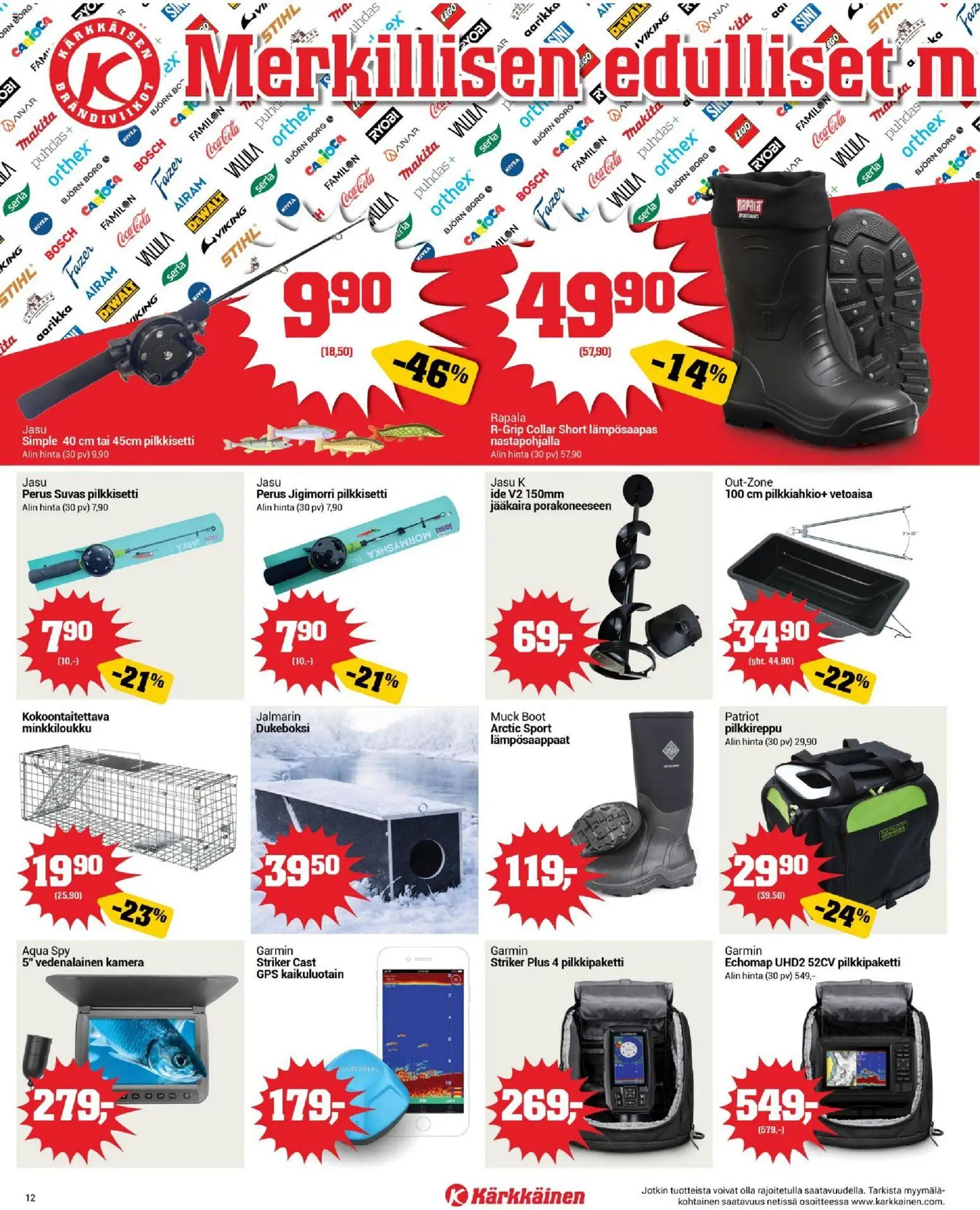 Kärkkäinen tarjoukset – voimassa 04.01.2026 alkaen | Sivu: 12 | Tuotteet: Coca cola, Kamera