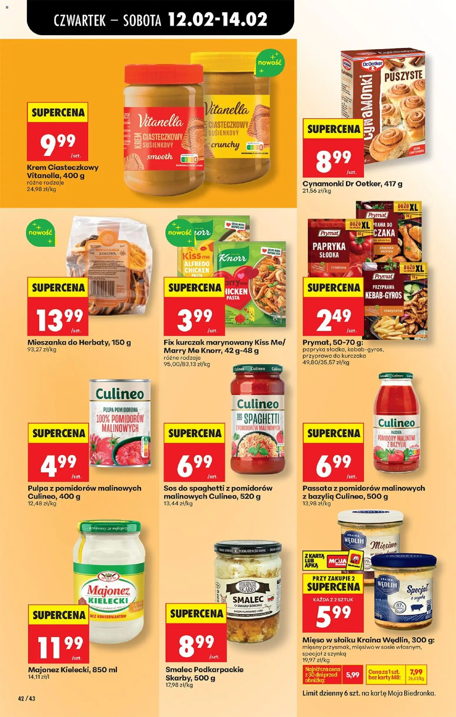 Biedronka gazetka - Oferta w tym tygodniu od 12.02.2026 | Strona: 56 | Produkty: Bazylia, Pomidory, Majonez, Sos