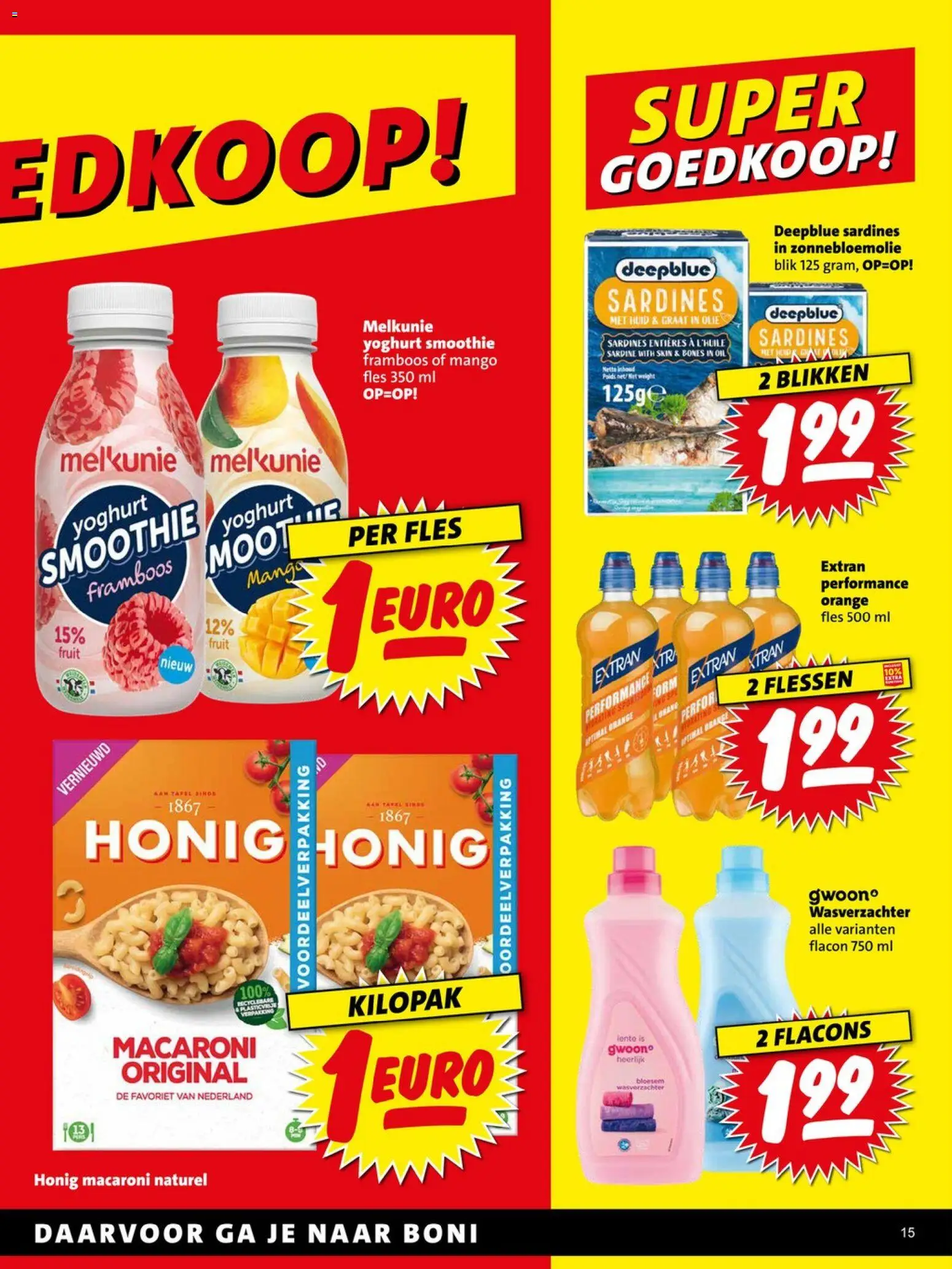 {H1} | Pagina: 15 | Producten: Wasverzachter, Yoghurt, Elektromos húsdaráló, Mango