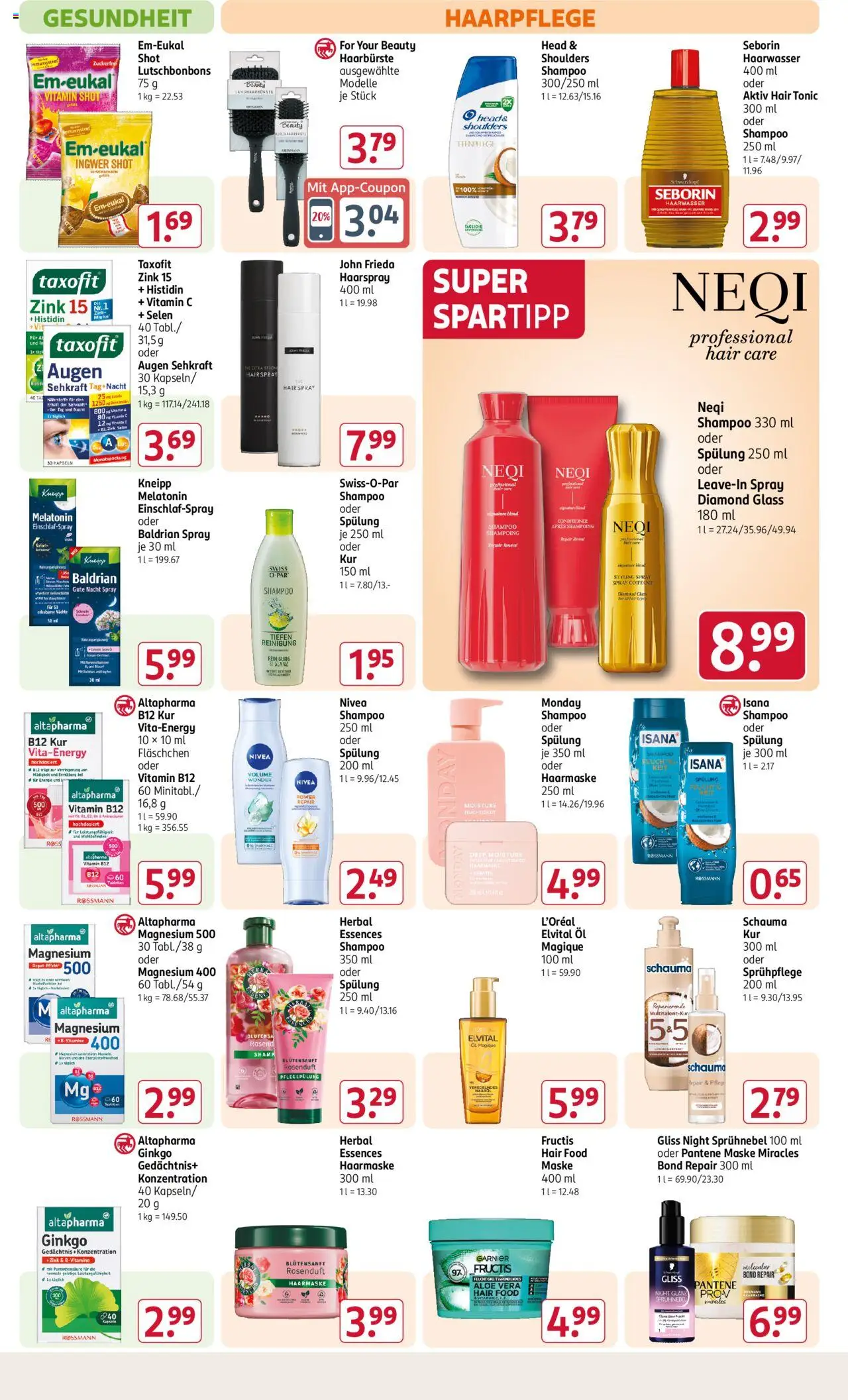 Rossmann Prospekt 	 – gültig ab 13.10.2025 | Seite: 10 | Produkte: Öl, Head & shoulders, Haarspray, Maske