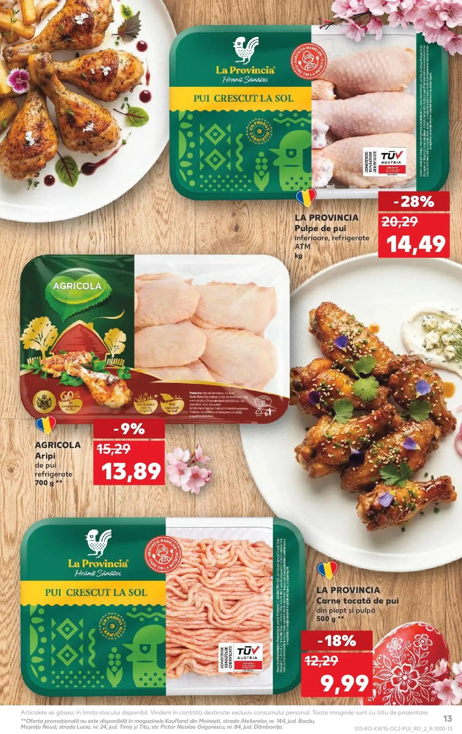 Noul catalog Kaufland – valabil de la 08.04.2026 | Pagină: 13 | Produse: Hacıyatmaz Kedi Oyuncağı, Kedi Oyun Alanları, Carne tocată