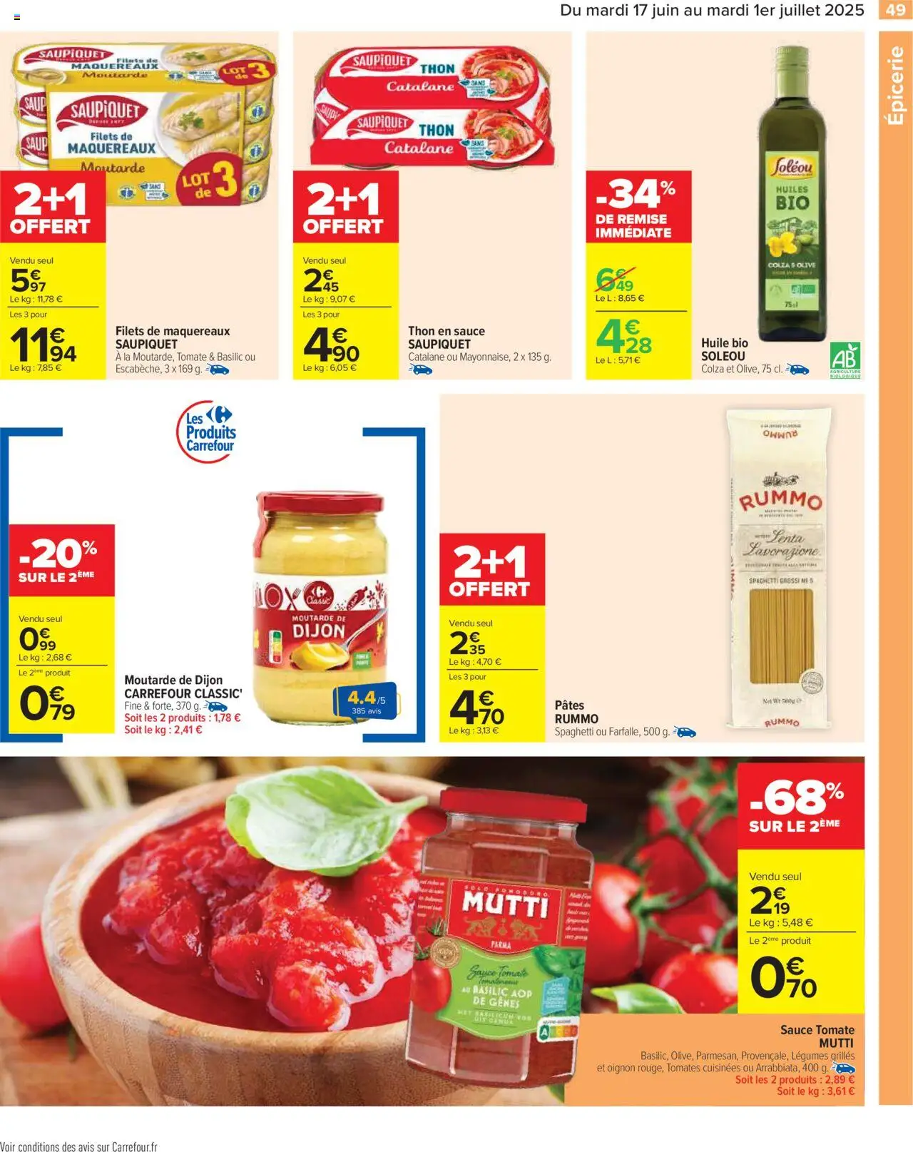  | Page: 51 | Produits: Thon, Oignon, Huile, Pâtes