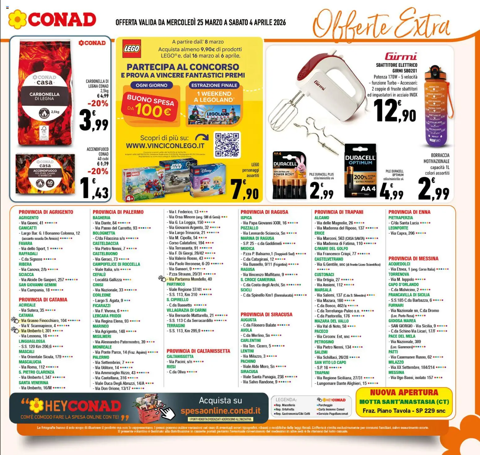 Volantino Conad del 25.03.2026 | Pagina: 27 | Prodotti: Pile, Sbattitore, Barbecue, Mixer