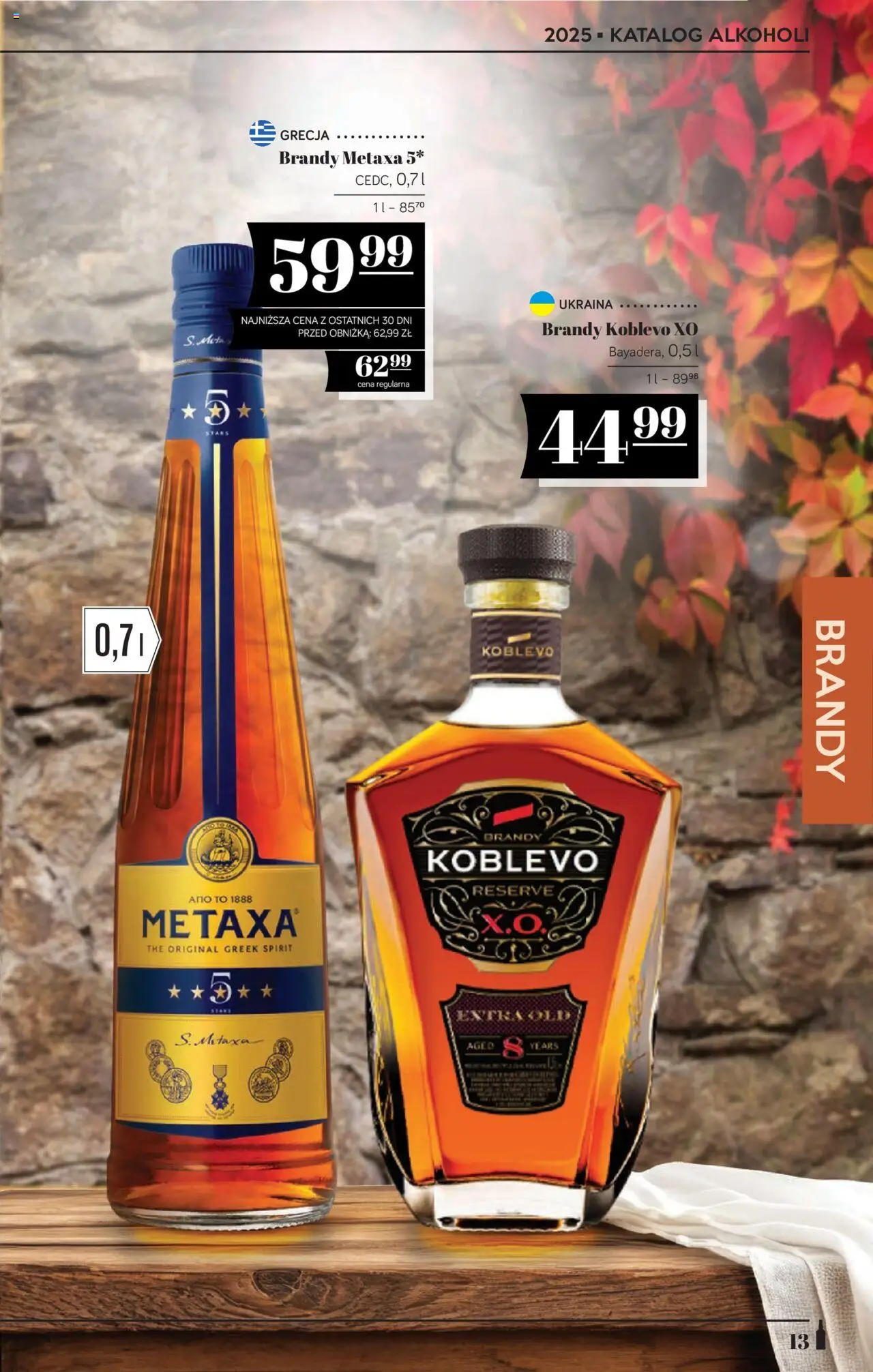 POLOmarket Katalog - Alkoholi od 26.09.2025 | Strona: 13 | Produkty: Metaxa