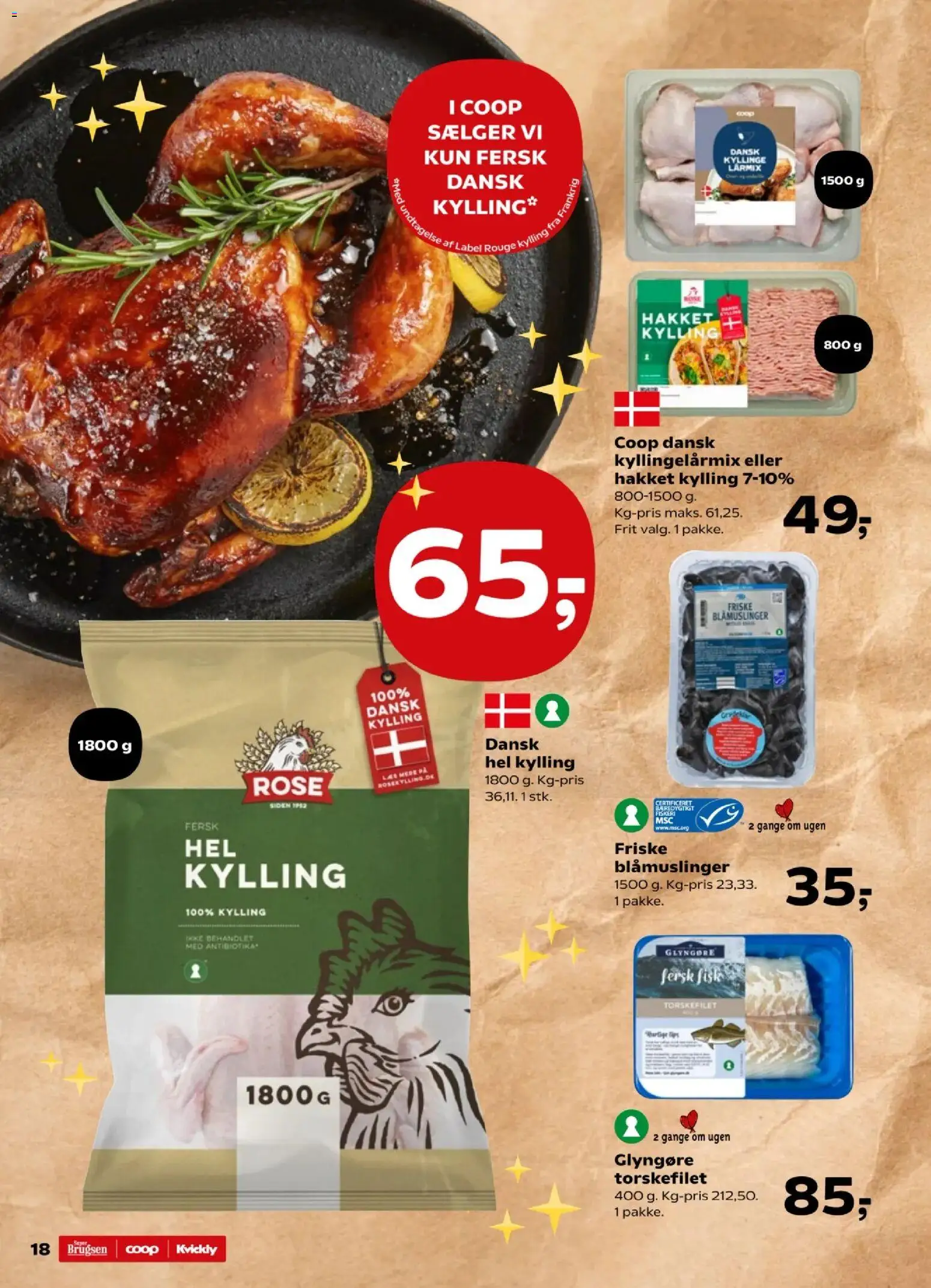 Kvickly tilbudsavis – gyldig fra 07.11.2025 | Side: 19 | Produkter: Torskefilet