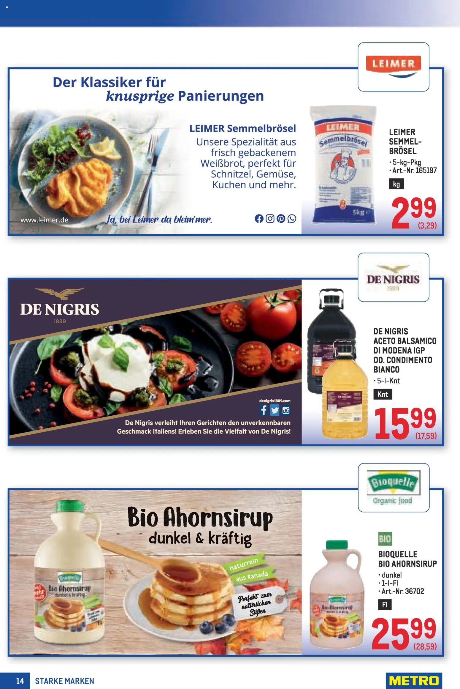 Metro Starke Marken gültig ab 19.02.2026 | Seite: 14