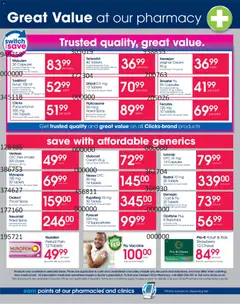 Clicks specials catalogue – valid from 23.04.2026 | Page: 4 | Products: Tablet, Switch, Cream, Syrup