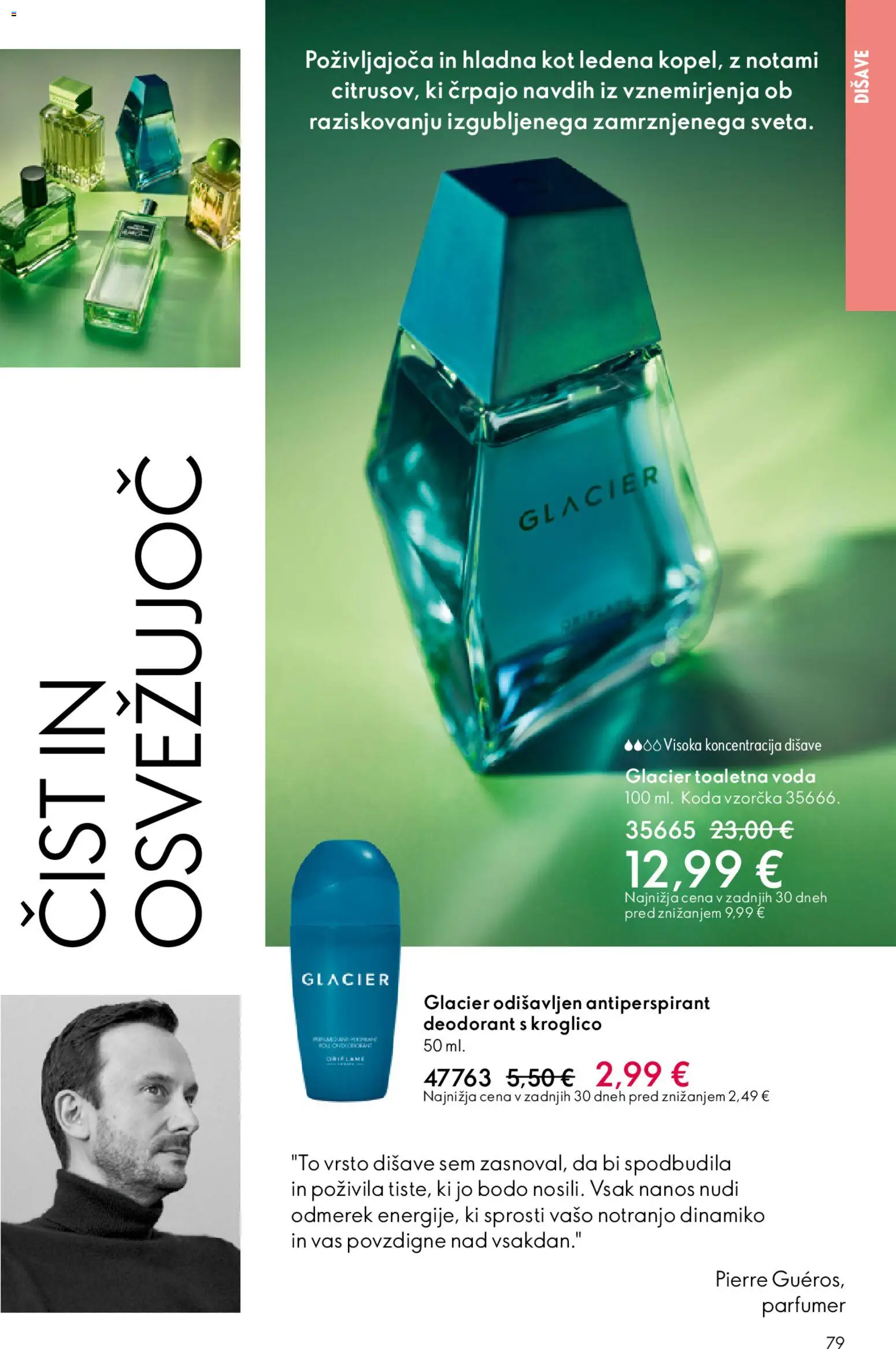 Novi Oriflame katalog ponudbe – veljaven od 22.04.2026 | Stran: 79 | Izdelki: Deodorant, Antiperspirant, Voda, Toaletna voda