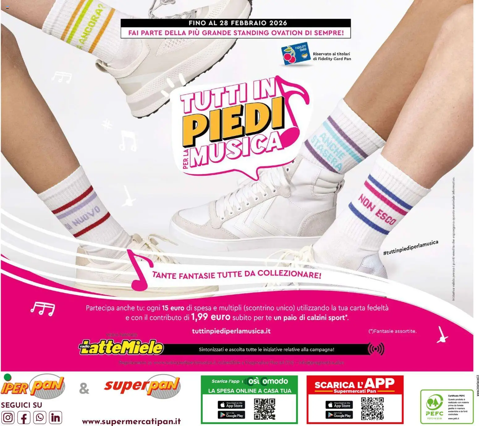 Volantino Pan del 23.02.2026 | Pagina: 28 | Prodotti: Tè, Calzini, The