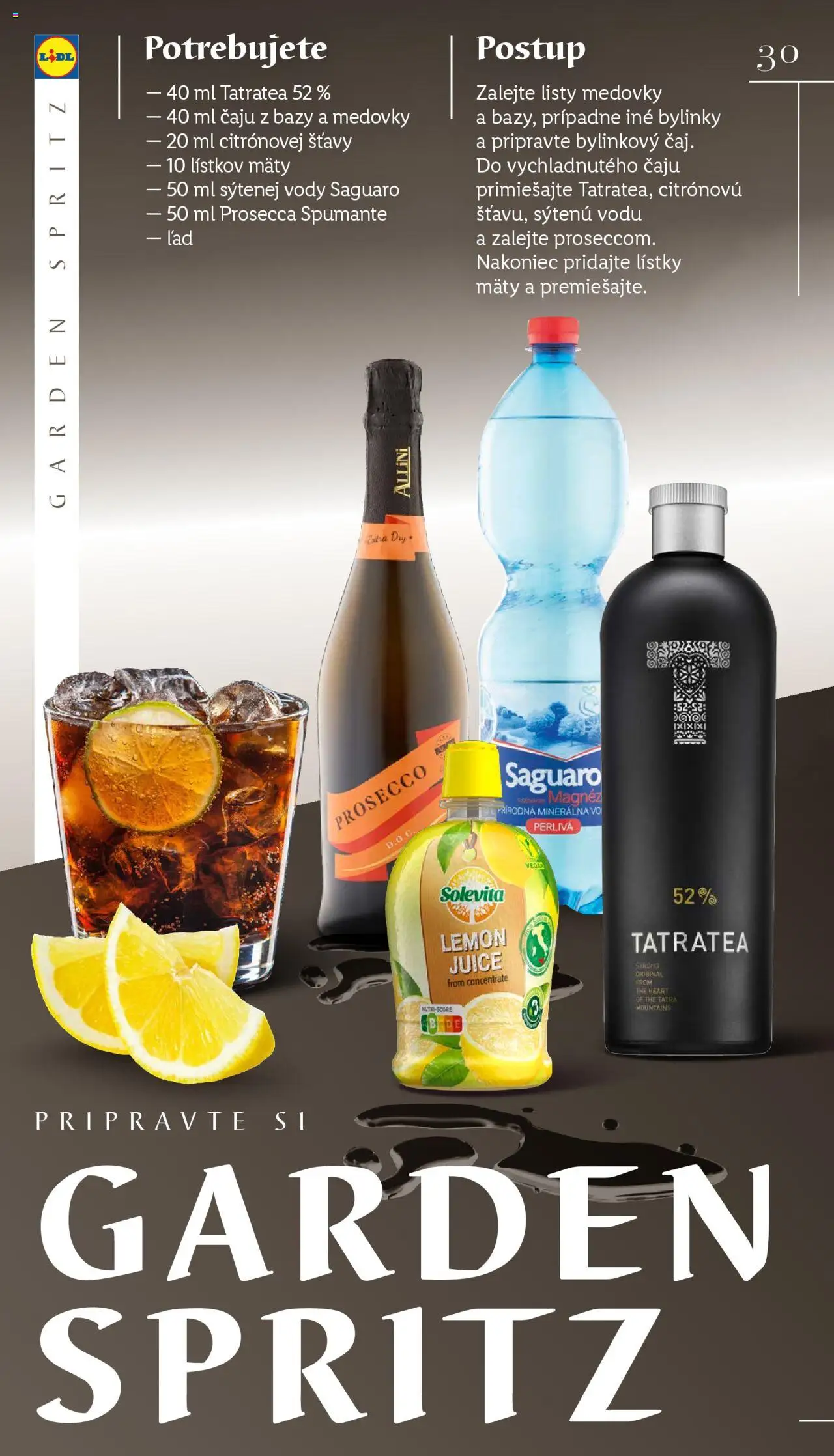 Lidl barmanská príručka │ platný od 03.06.2025 | Strana: 30 | Produkty: Prosecco
