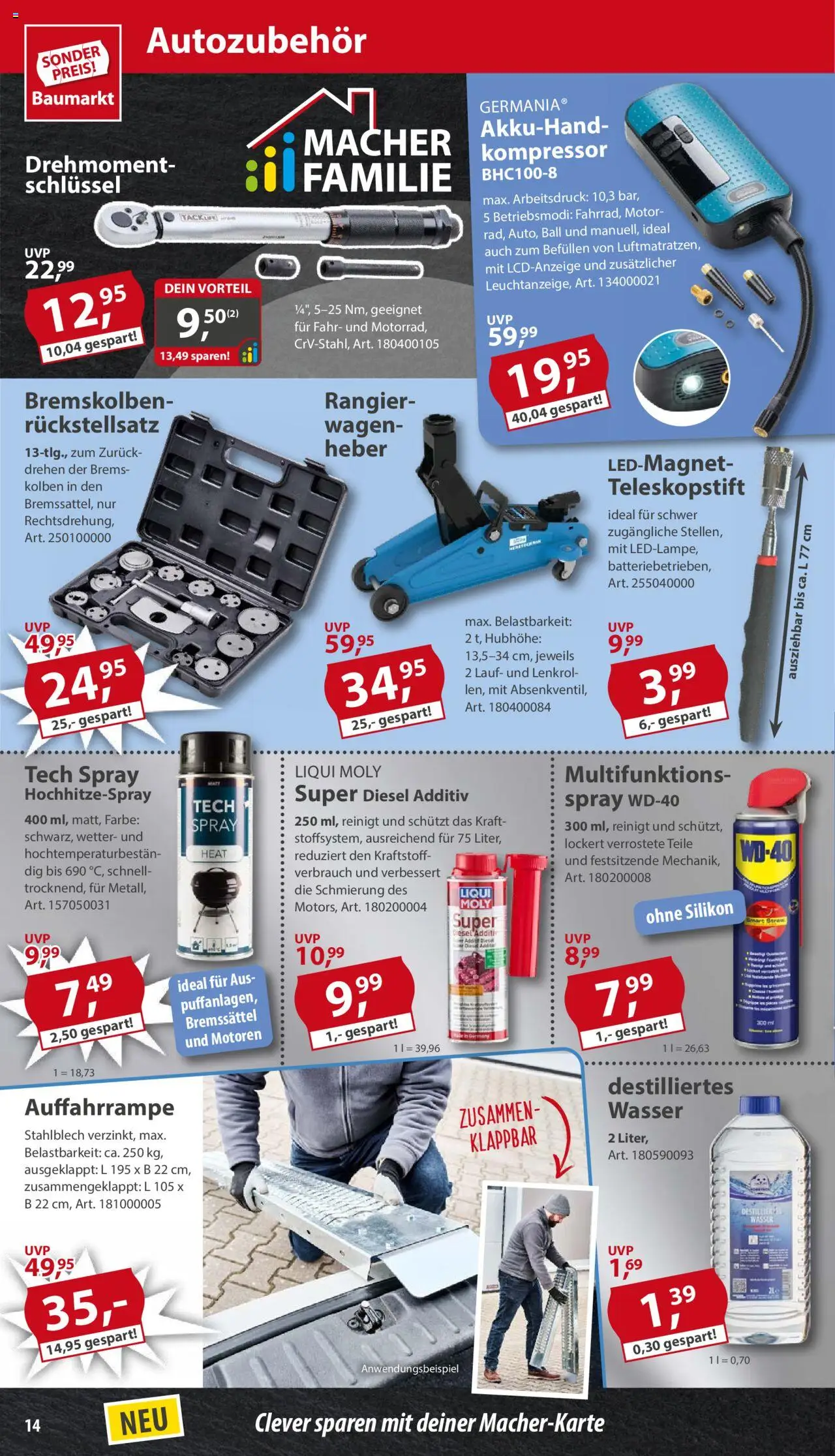 Sonderpreis Baumarkt Prospekt 	 - gültig ab dem 16.08.2025 | Seite: 14 | Produkte: Wasser