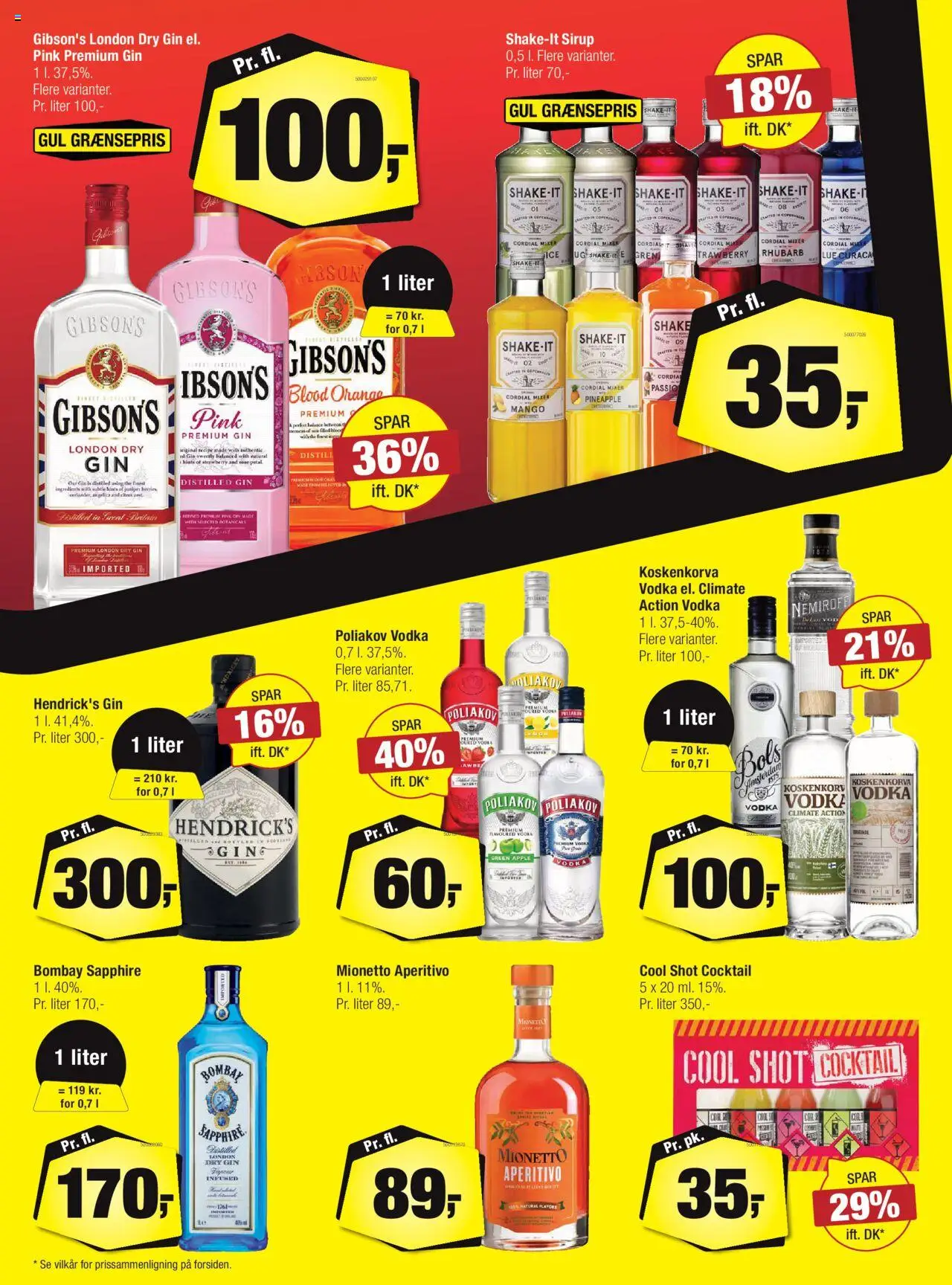 Calle Tilbudsavis gyldig fra 20.08.2025 | Side: 20 | Produkter: Mango, Gin, Vodka, Mixer