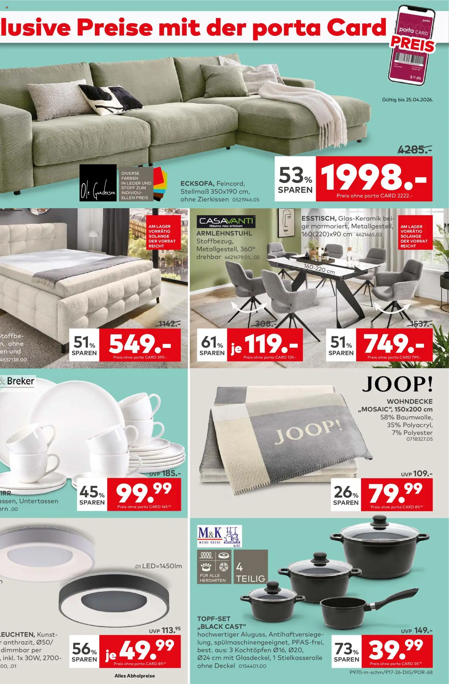 Porta! Prospekt Stendal – gültig ab 13.04.2026 | Seite: 3 | Produkte: Boxspringbett, Topper