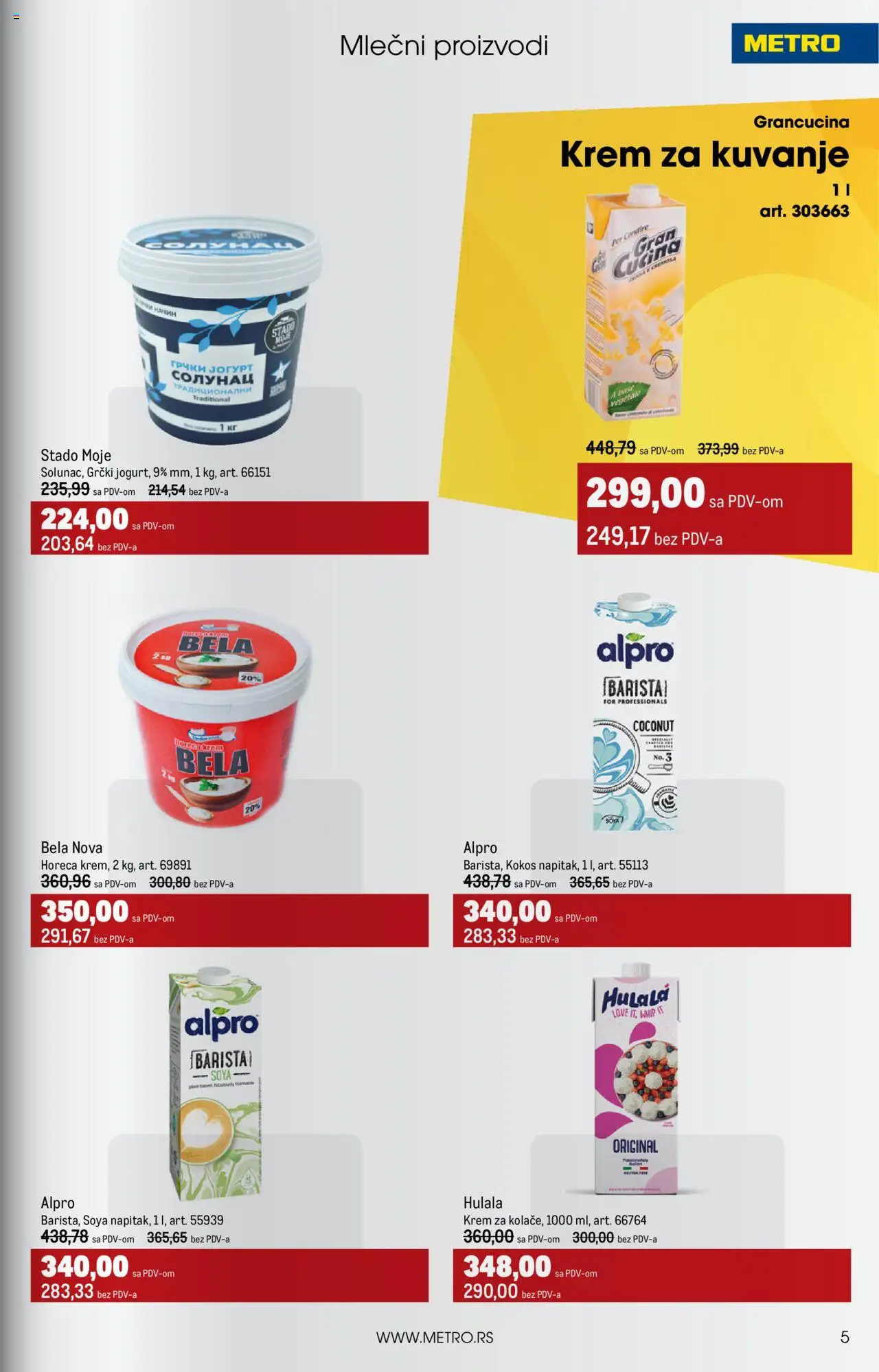 Metro katalog - važi od 01.06.2025 | Strana: 5 | Proizvode: Alpro