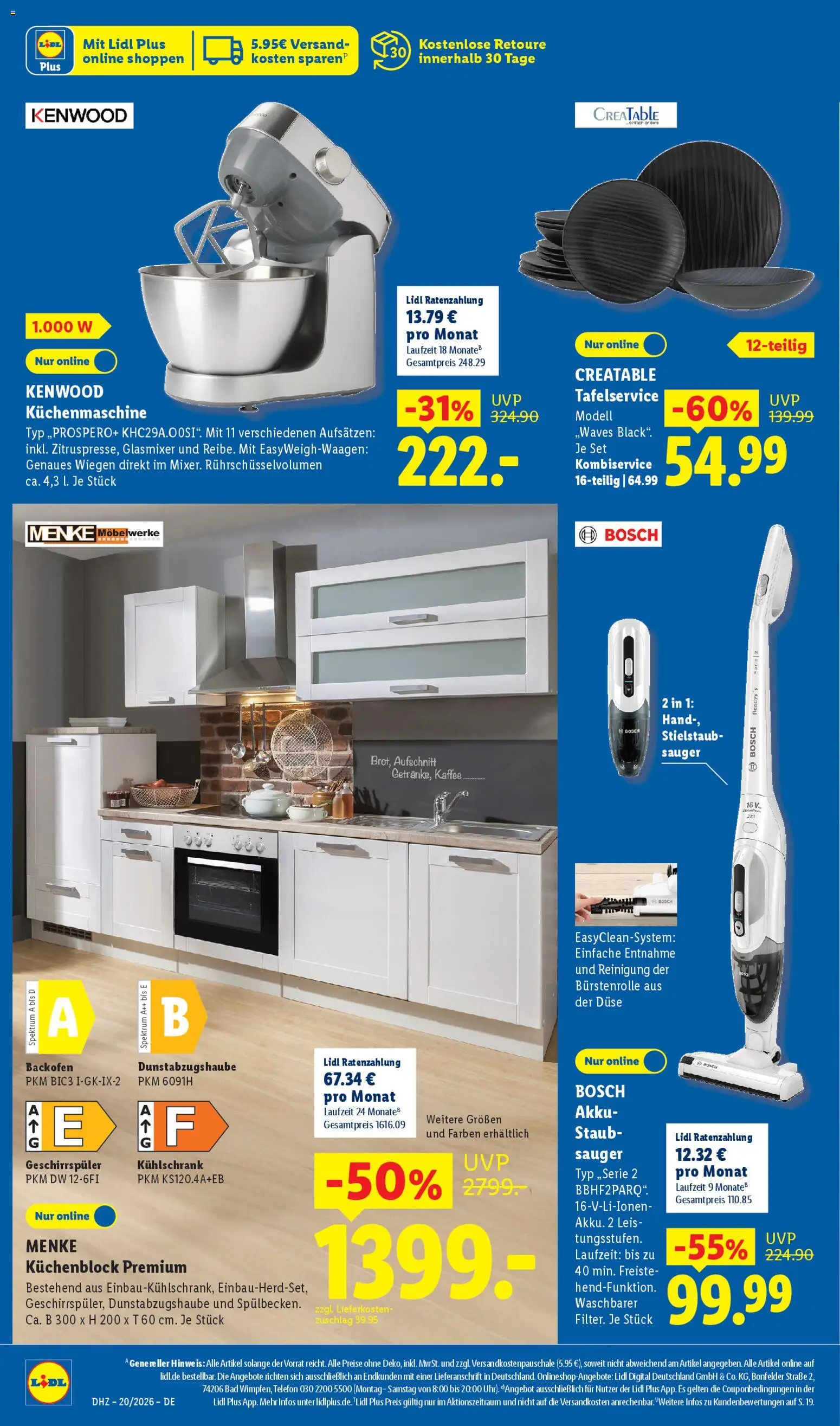 Lidl Německo leták od 11.05.2026 | Strana: 20 | Produkty: Telefon