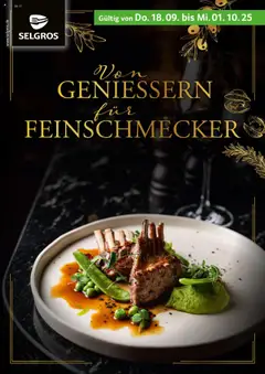 Selgros Für Genießer  ab 18.09.2025 gültig