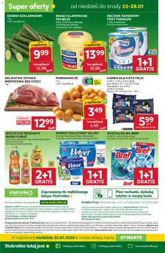 Pogląd oferty "Stokrotka Gazetka" - ważna od 22.01.2026 | Strona: 36 | Produkty: Radio, Karma dla kota, Pomarańcze, Ręcznik papierowy