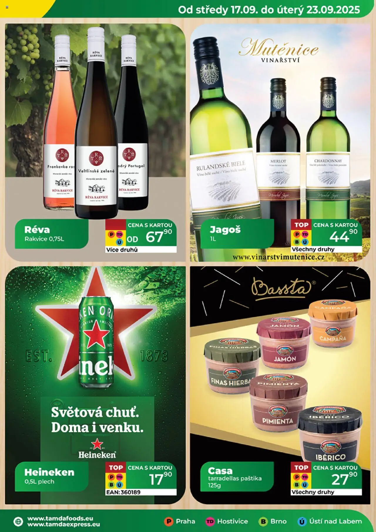 Tamda Foods leták od 17.09.2025 | Strana: 17 | Produkty: Heineken, Jamon, Plech, Paštika