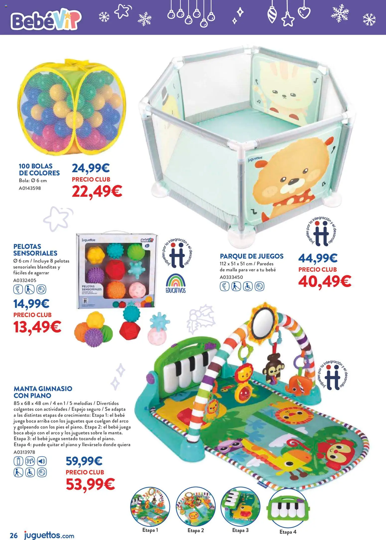 Juguettos catálogo Navidad │ válido desde el 27.10.2025 | Página: 26 | Productos: Juguetes, Manta, Juega, Espejo